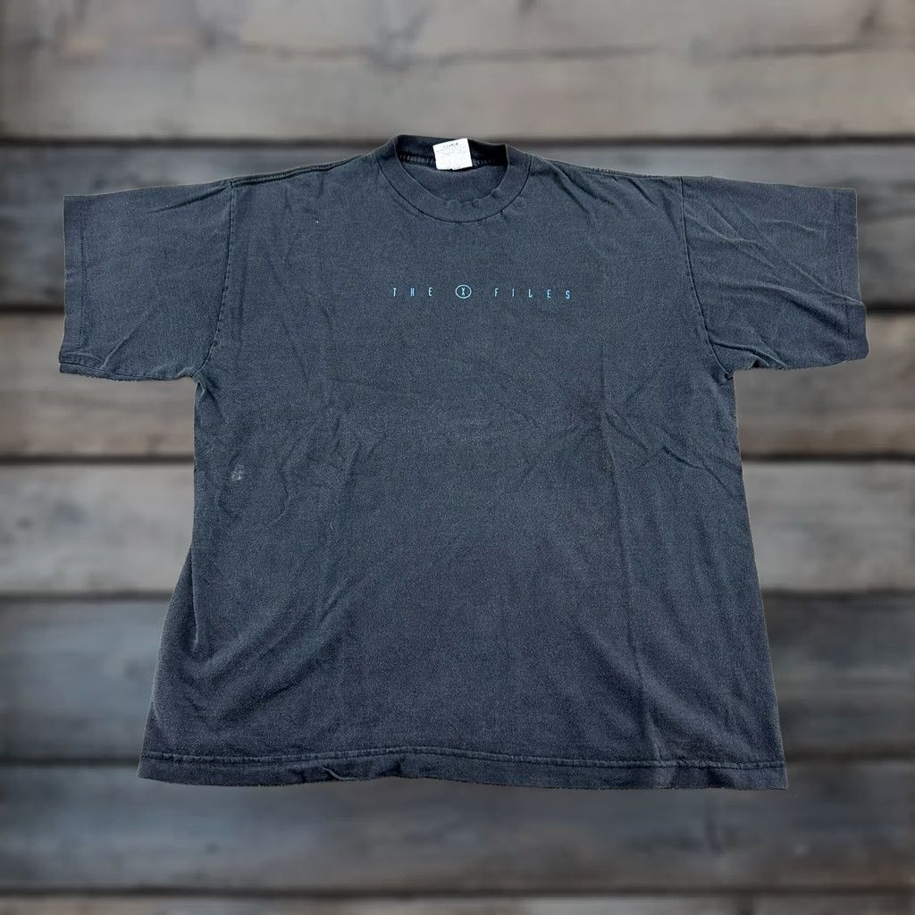 Vintage VINTAGE The X Files Shirt Men XL Black Distorted Scream Horror Single Stitch 90s Size US XL / EU 56 / 4 - 1 Thumbnail