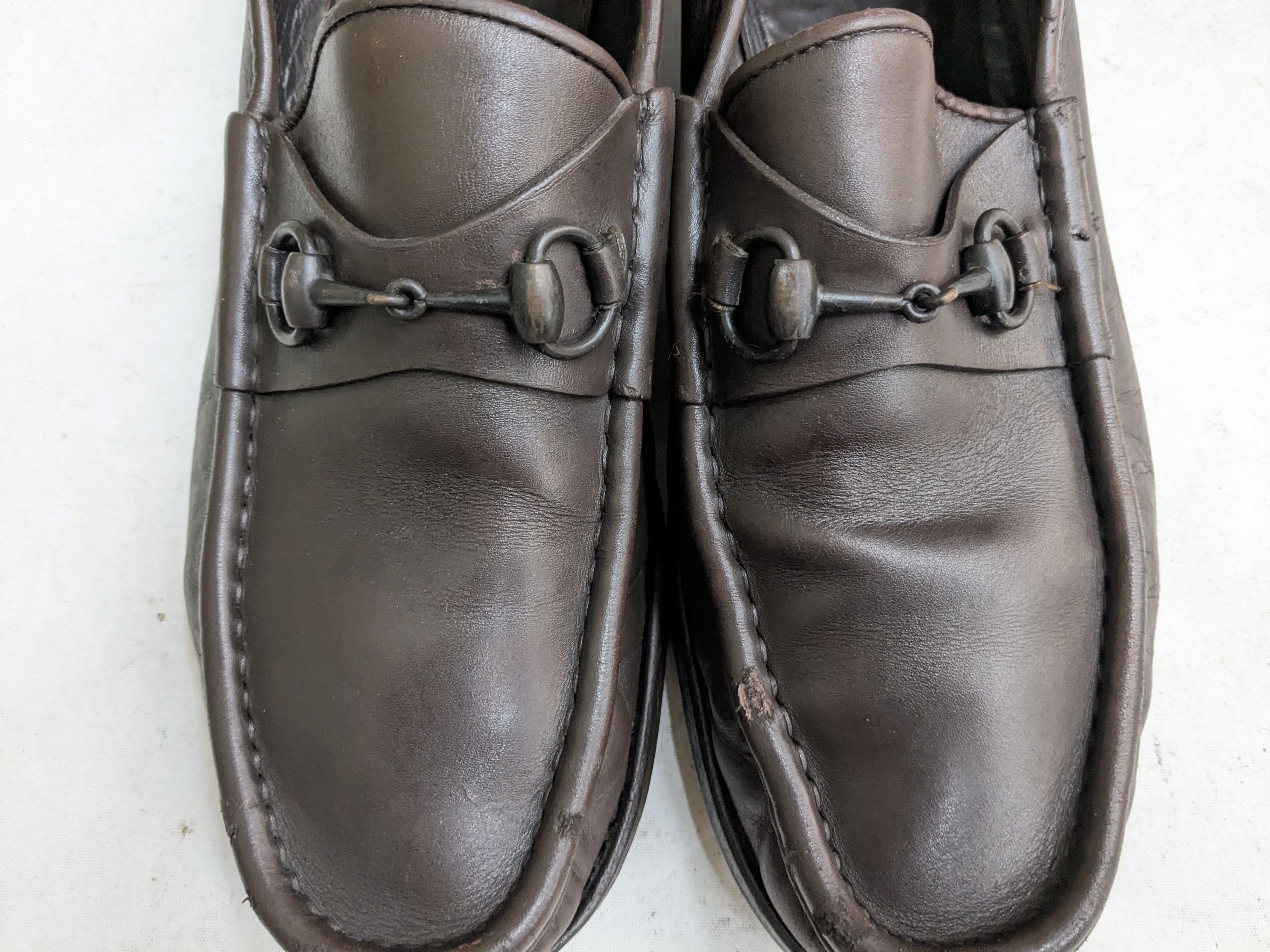 Gucci Gucci Horsebit Driving Loafers Brown Leather 11.5 Buckle Size US 11.5 / EU 44-45 - 3 Thumbnail