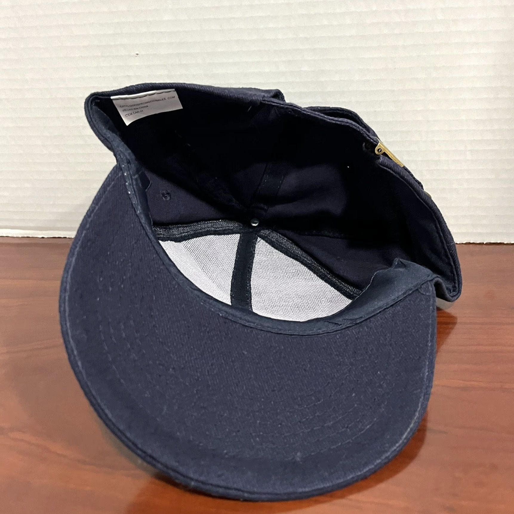 Vintage US Open Tennis Hat Cap Strap Back Navy Blue Adjustable Mens Cotton Smartflex Baseball Cap Sports 90s Mens Cap Size ONE SIZE - 6 Thumbnail