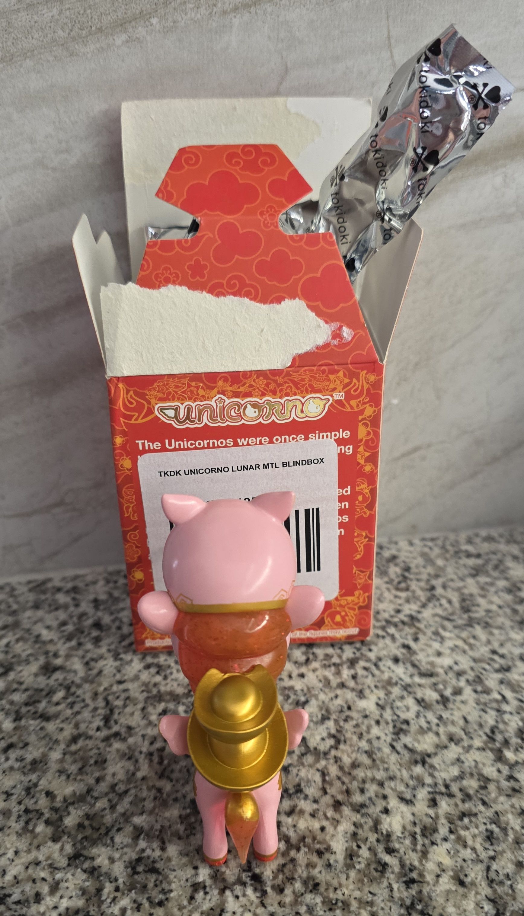 tokidoki Open Box Lunar Unicorno Metallico Box Year of the Pig 🐖 Size ONE SIZE - 5 Thumbnail