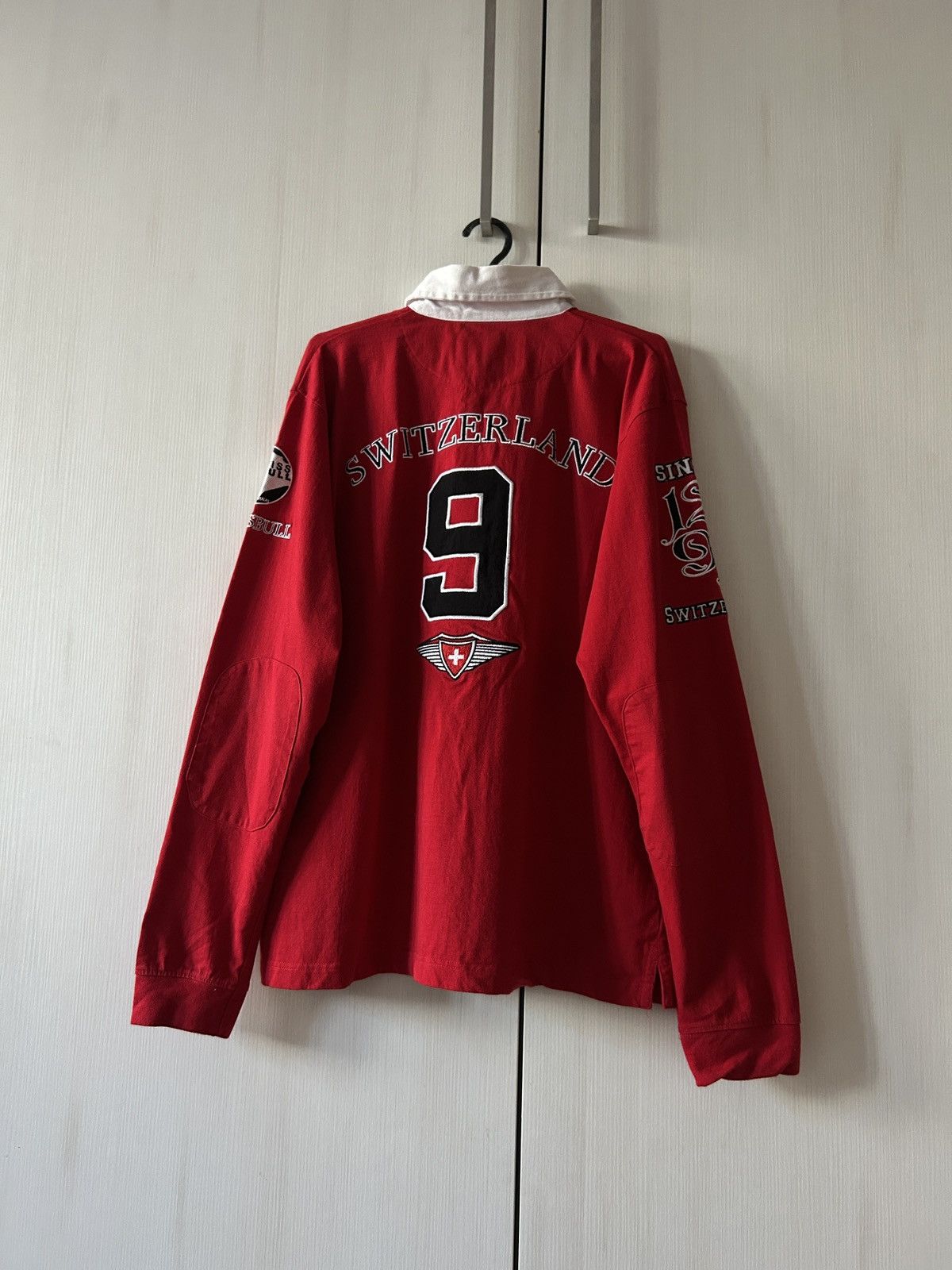 K-Swiss Vintage Switzerland Team Swiss Bull big logo rugby jersey Size US M / EU 48-50 / 2 - 2 Thumbnail