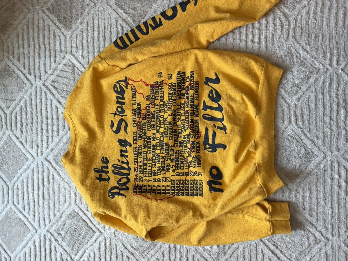 Cactus Plant Flea Market × The Rolling Stones CPFM Rolling Stones Yellow Crewneck Size US L / EU 52-54 / 3 - 5 Thumbnail