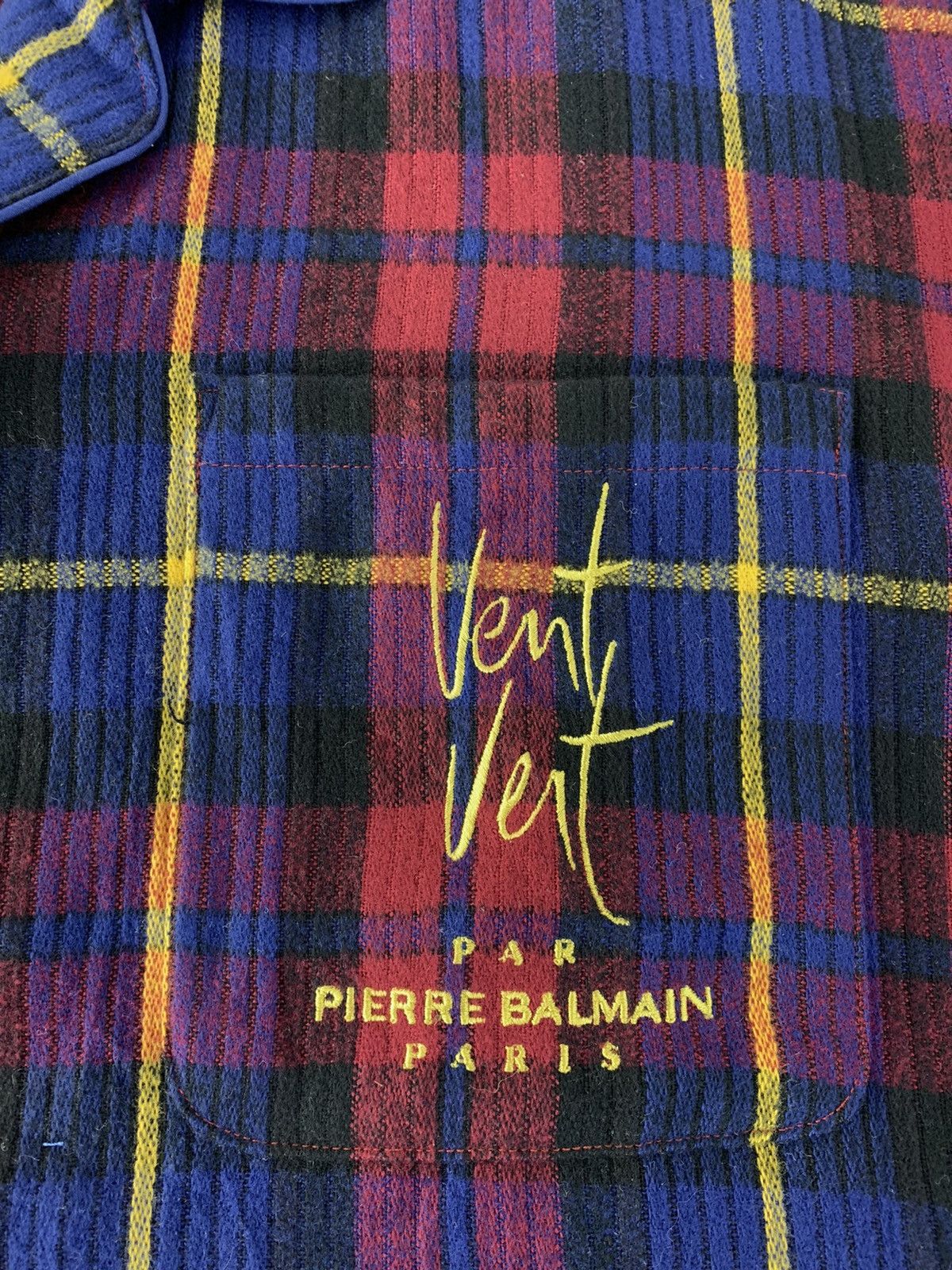 Pierre Balmain Hype Vent Vent Pierre Balmain Paris Flannel Plaid Check Size US L / EU 52-54 / 3 - 4 Thumbnail