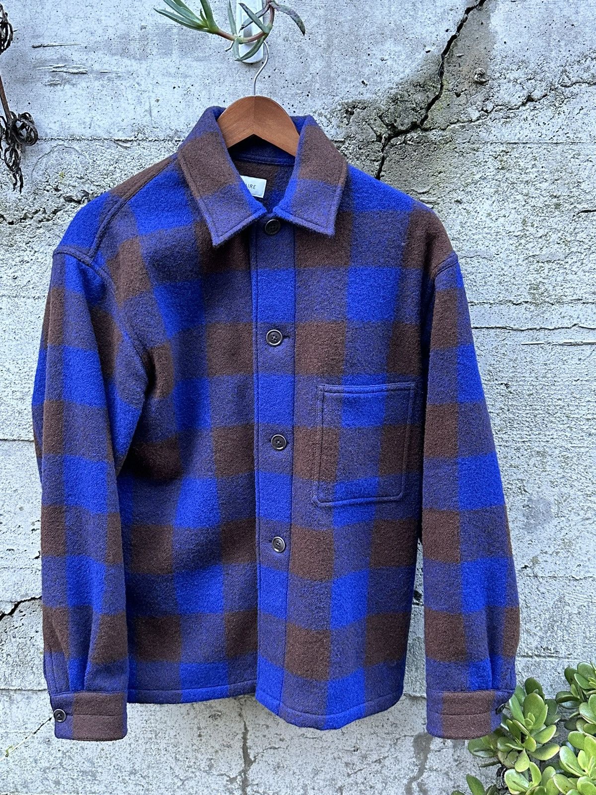 Lemaire RARE GRAIL Lemaire wool patterned Shacket jacket Size US M / EU 48-50 / 2 - 3 Thumbnail
