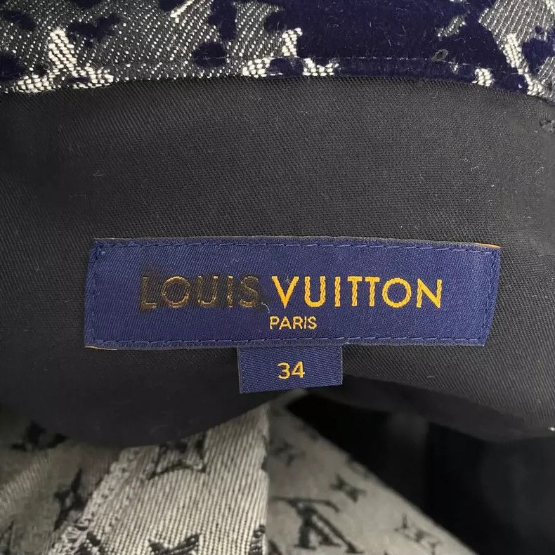 Louis Vuitton LOUIS VUITTON Flocking presbyopia full print jeans 2504-Nex Size US 34 / EU 50 - 7 Thumbnail