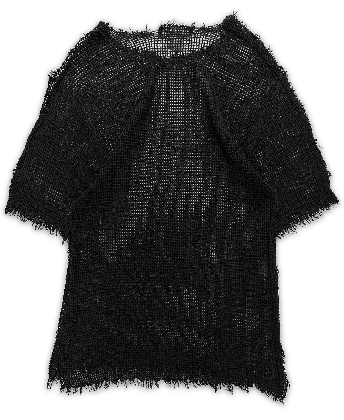 Raf Simons AW98 Raf Simons Radioactivity Black Mesh Distressed T-Shirt Size US S / EU 44-46 / 1 - 3 Thumbnail