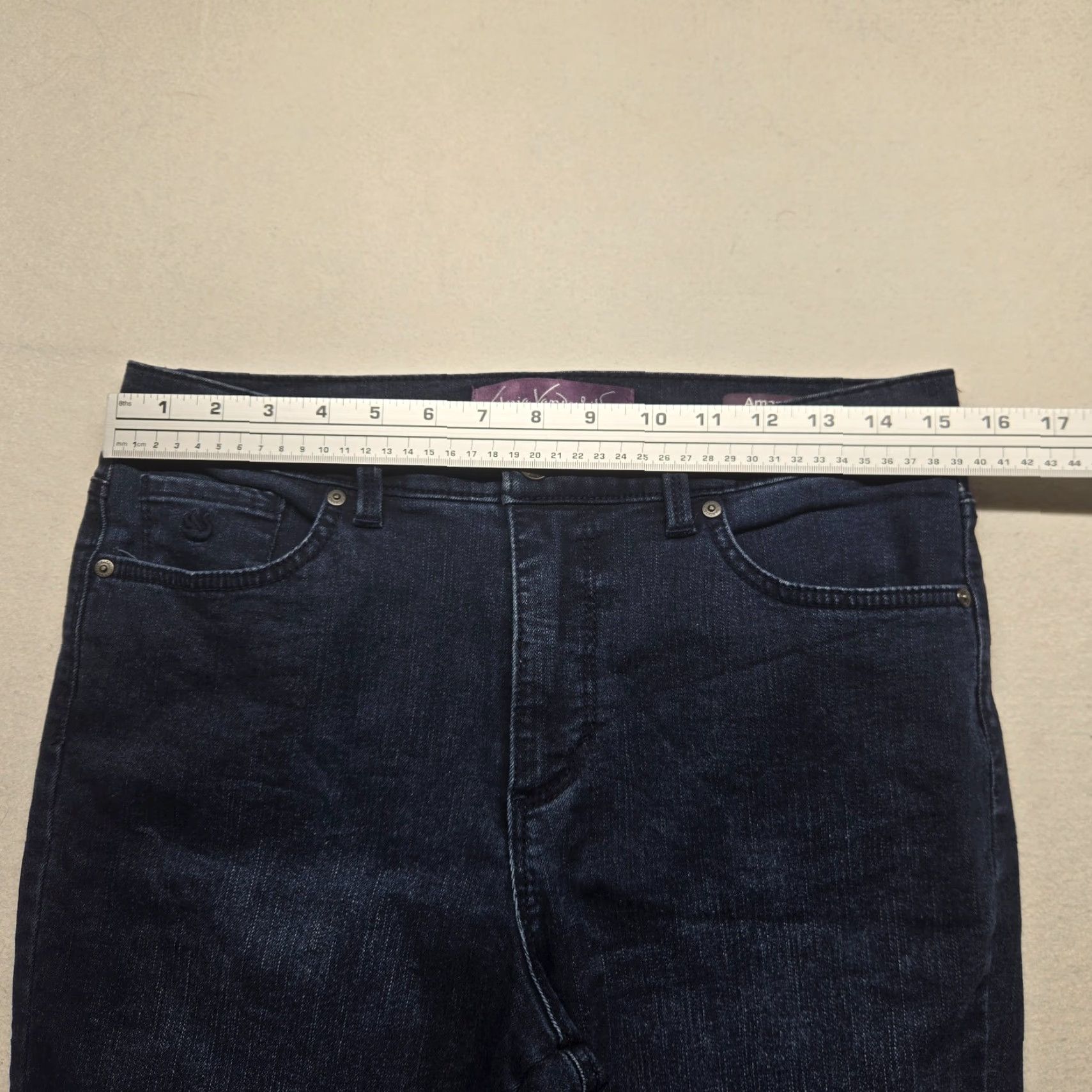 Merona VINTAGE Merona Women's Skinny Jeans Pants Adult Size 10 Blue Cotton Spandex Modern Denim Size 32" / US 10 / IT 46 - 4 Thumbnail