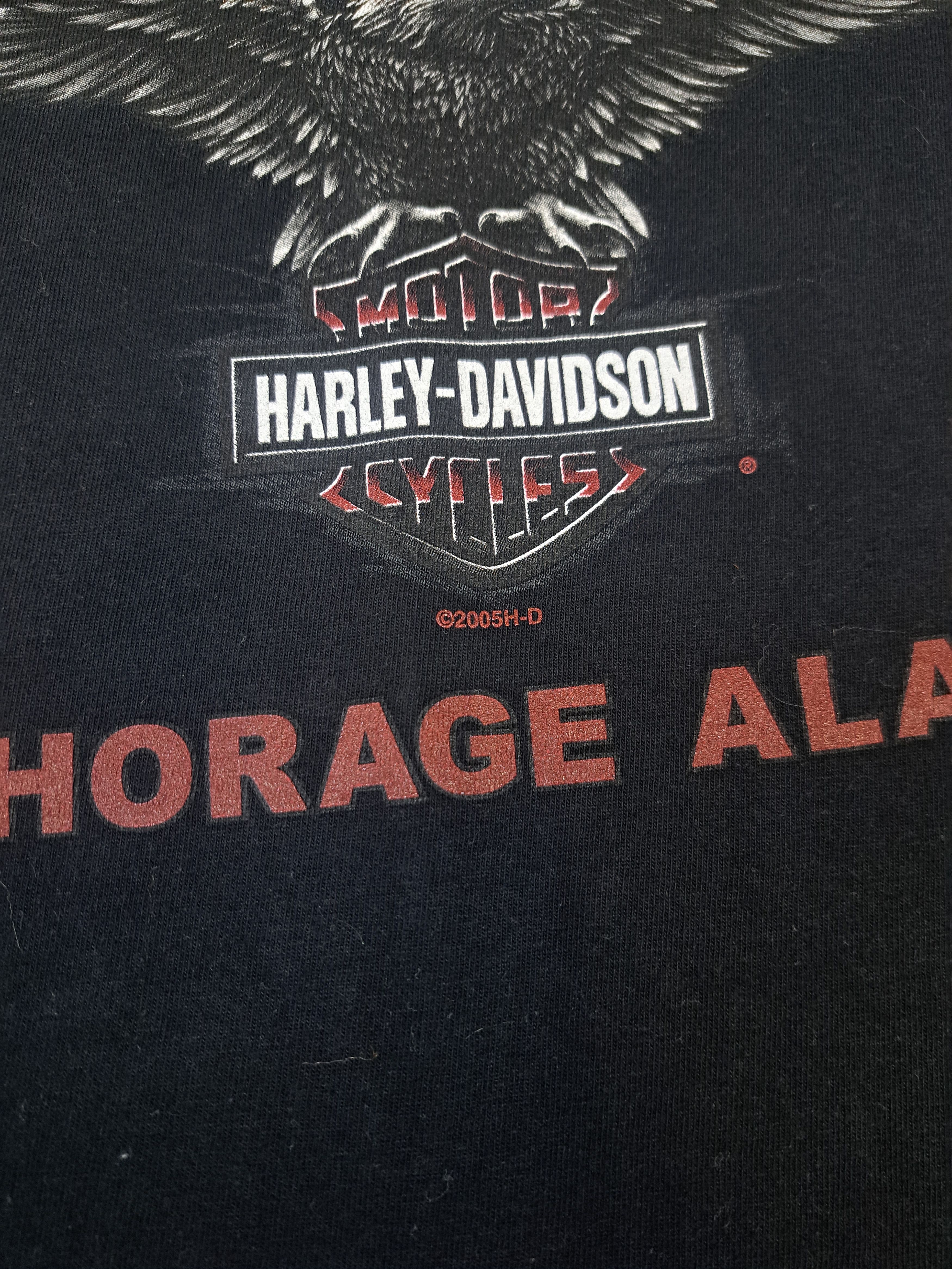 Harley Davidson Vintage 2006 Harley Davidson Big Eagle Tee Motorcycle Size US XL / EU 56 / 4 - 5 Thumbnail
