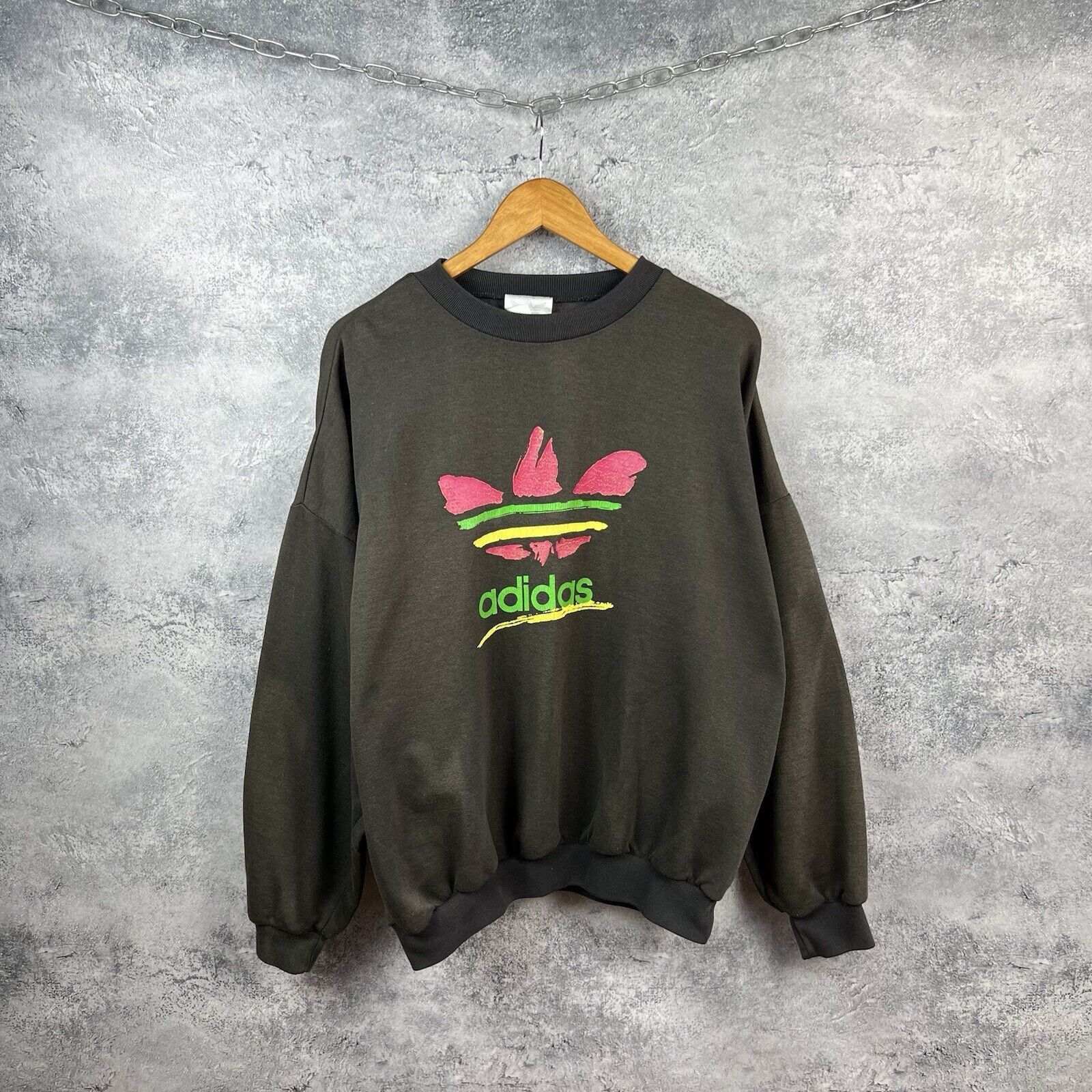 Adidas Adidas Vintage Sweatshirt Men's Size M Long Sleeve Size US M / EU 48-50 / 2 - 1 Thumbnail