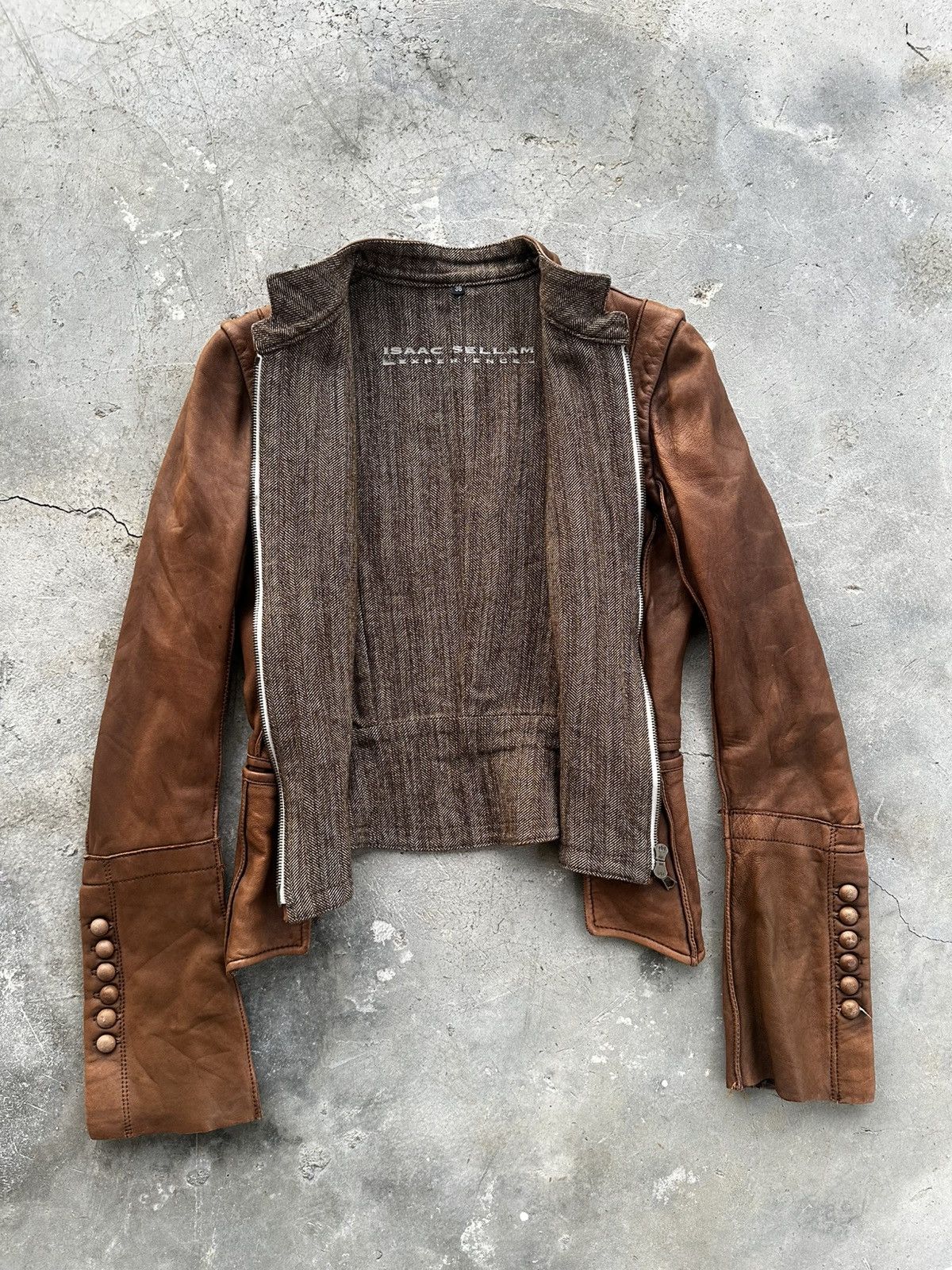 Isaac Sellam Experience Isaac Sellam Experience Leather Jacket Artisanal 00’s Size US S / EU 44-46 / 1 - 10 Thumbnail