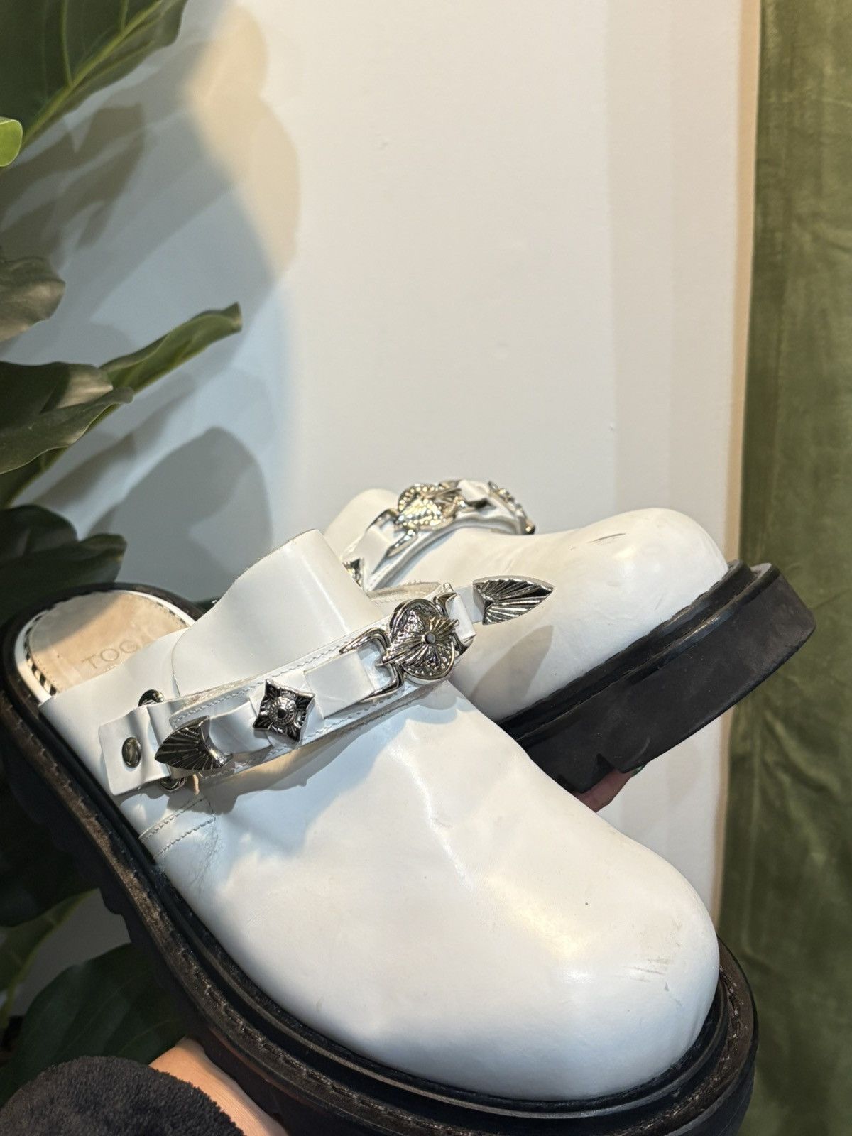 TOGA VIRILIS Toga Virilis White Slingback Loafers Size US 9 / EU 42 - 2 Thumbnail