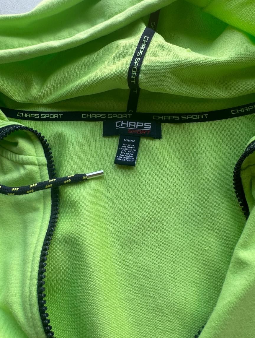 Chaps Chaps Green Zip Up Hoodie M Size M / US 6-8 / IT 42-44 - 2 Thumbnail