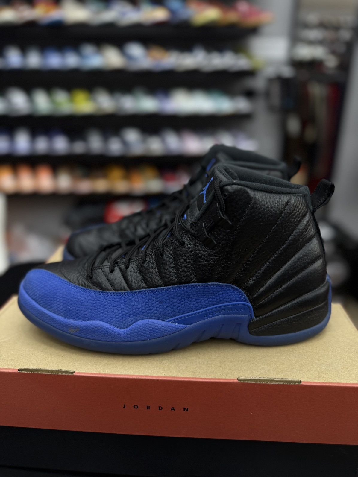 Jordan Brand × Nike Jordan 12 Blueberry Royal Blue Size 11.5 2019 Size US 11.5 / EU 44-45 - 3 Thumbnail