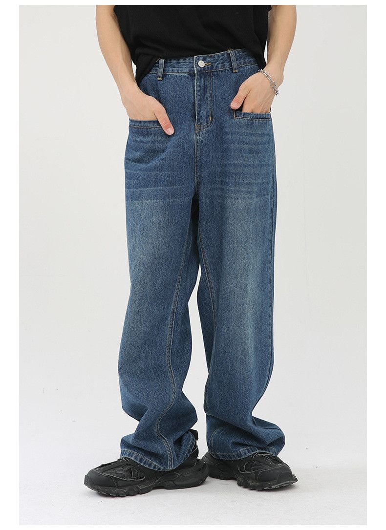 Japanese Brand Retro pocket design straight jeans Japanese loose Size US 32 / EU 48 - 1 Thumbnail