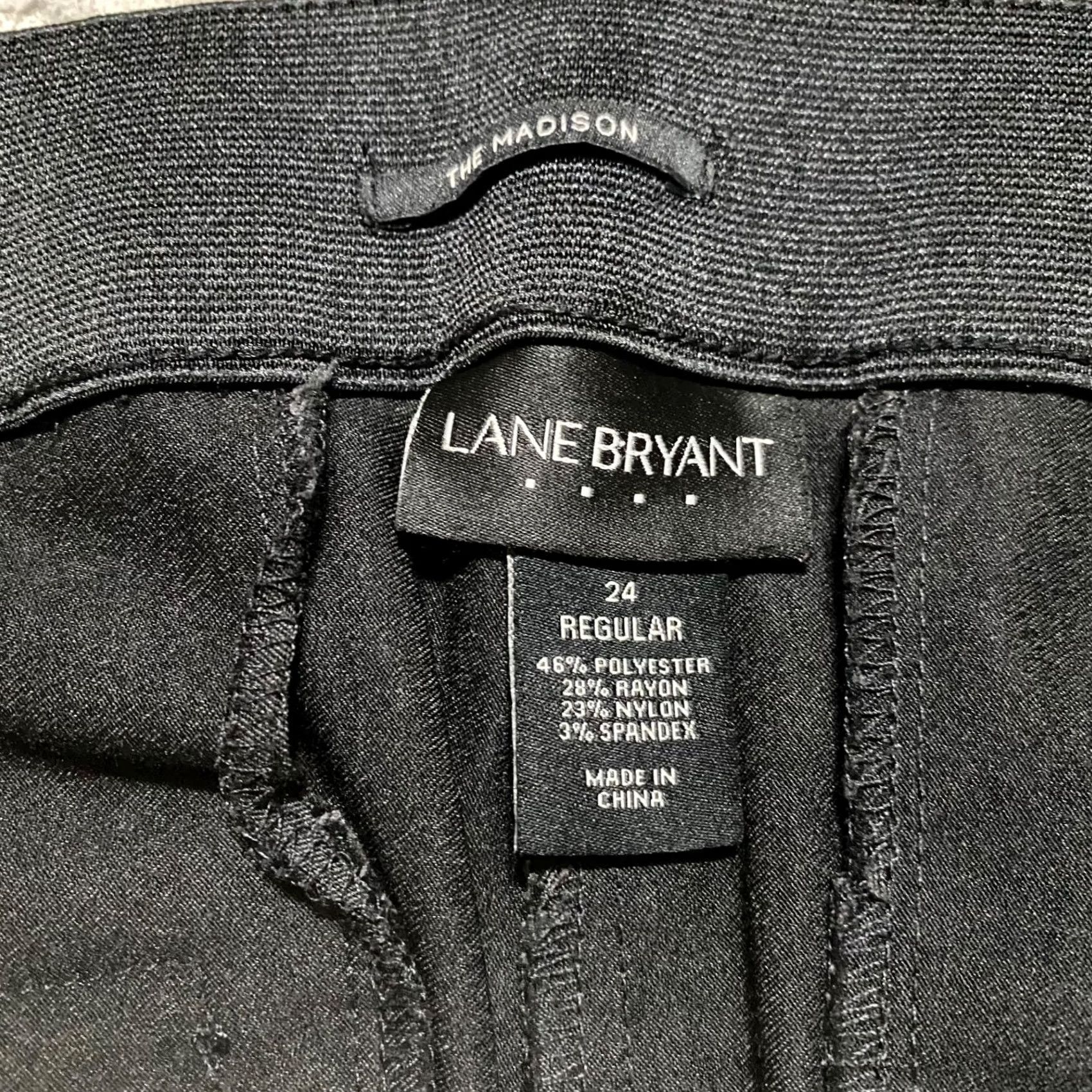 Vintage Lane Bryant Womens Dress Pants Gray The Madison Straight Office Business 24 Plus Size Pants Mens Womens Size 42" / US 20 - 3 Thumbnail
