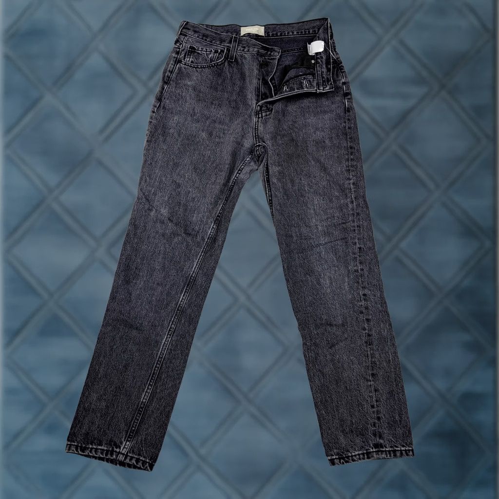 Everlane Everlane 90s Cheeky Jean Womens Gray Denim Button Fly Tapered Jeans Size 24" / US 00 / IT 34 - 1 Thumbnail