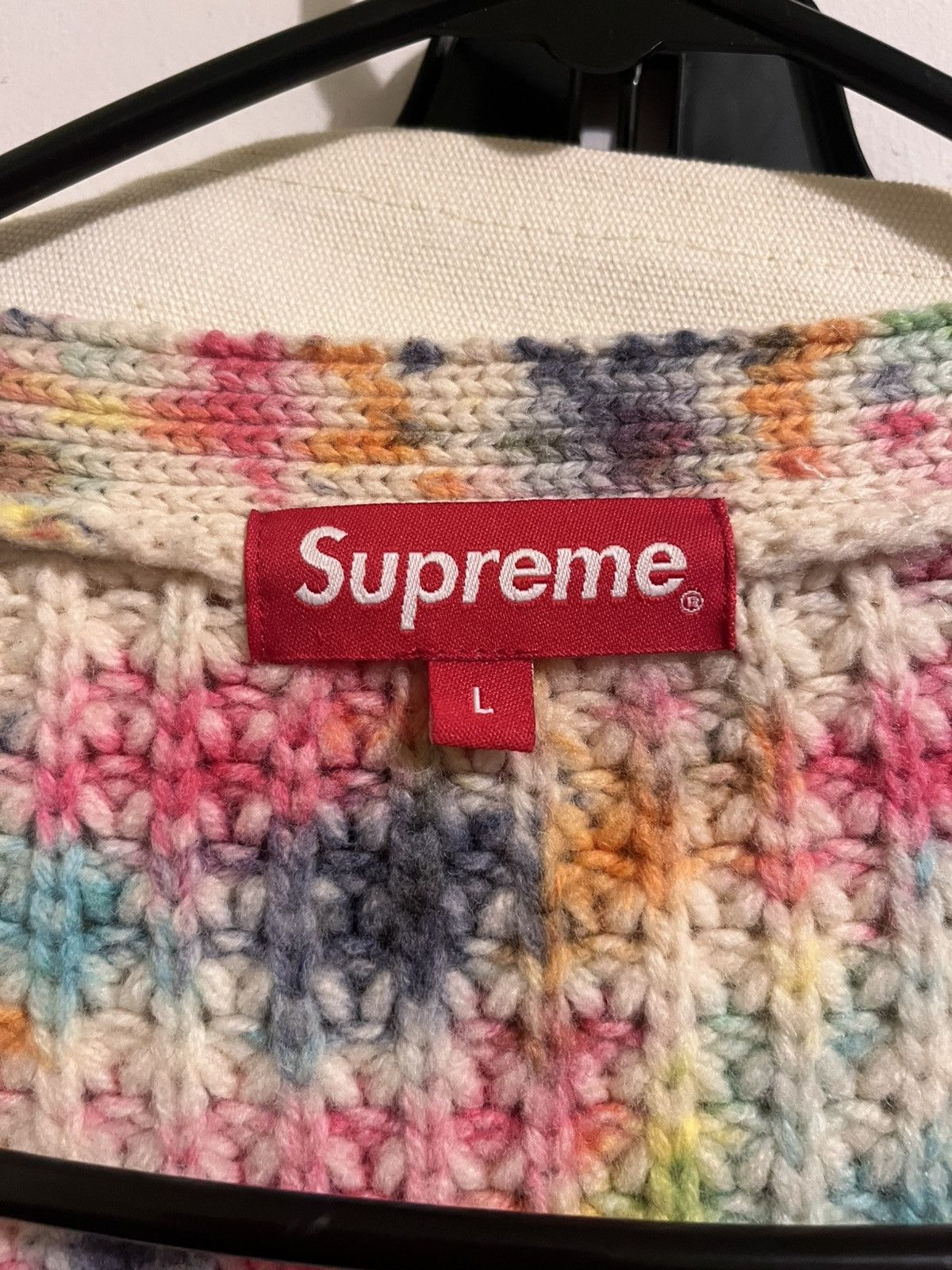 Supreme Supreme Waffle Knit Cardigan Size US L / EU 52-54 / 3 - 3 Thumbnail