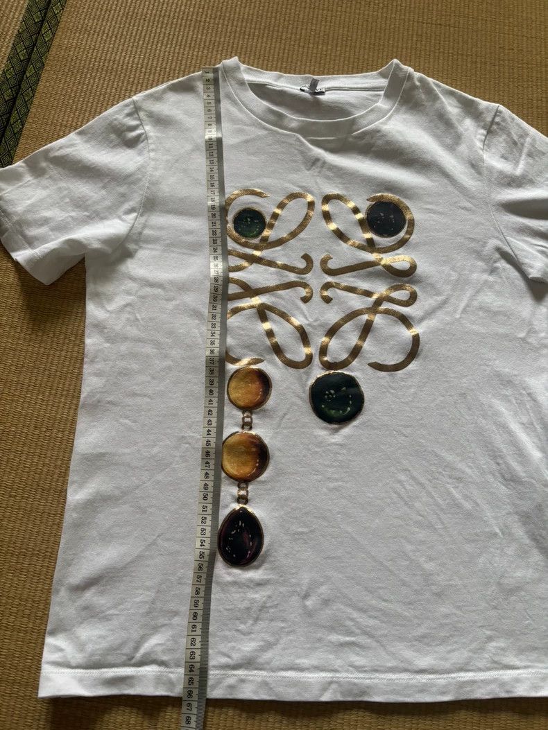 Loewe LOEWE Printed Classic Short-sleeved Women's T-shirt, White Size S / US 4 / IT 40 - 1 Thumbnail