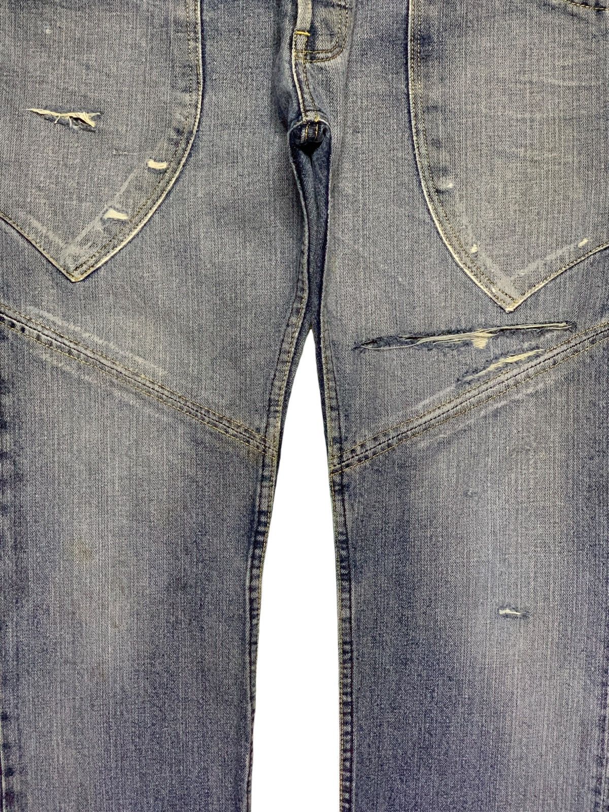 Japanese Brand Vintage Japanese Brand Blue Wash Selvedge Loose Jeans Size US 36 / EU 52 - 6 Thumbnail