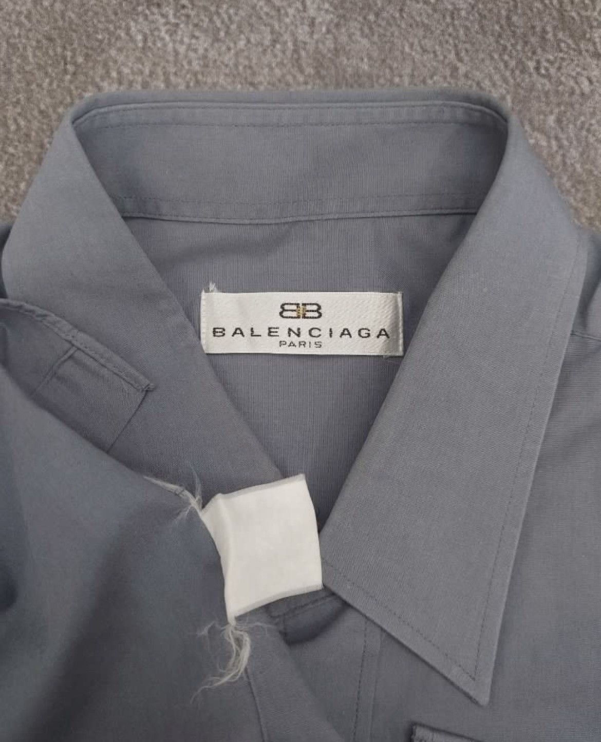 Balenciaga Vintage Balenciaga Long Sleeve Shirt Size US L / EU 52-54 / 3 - 2 Thumbnail
