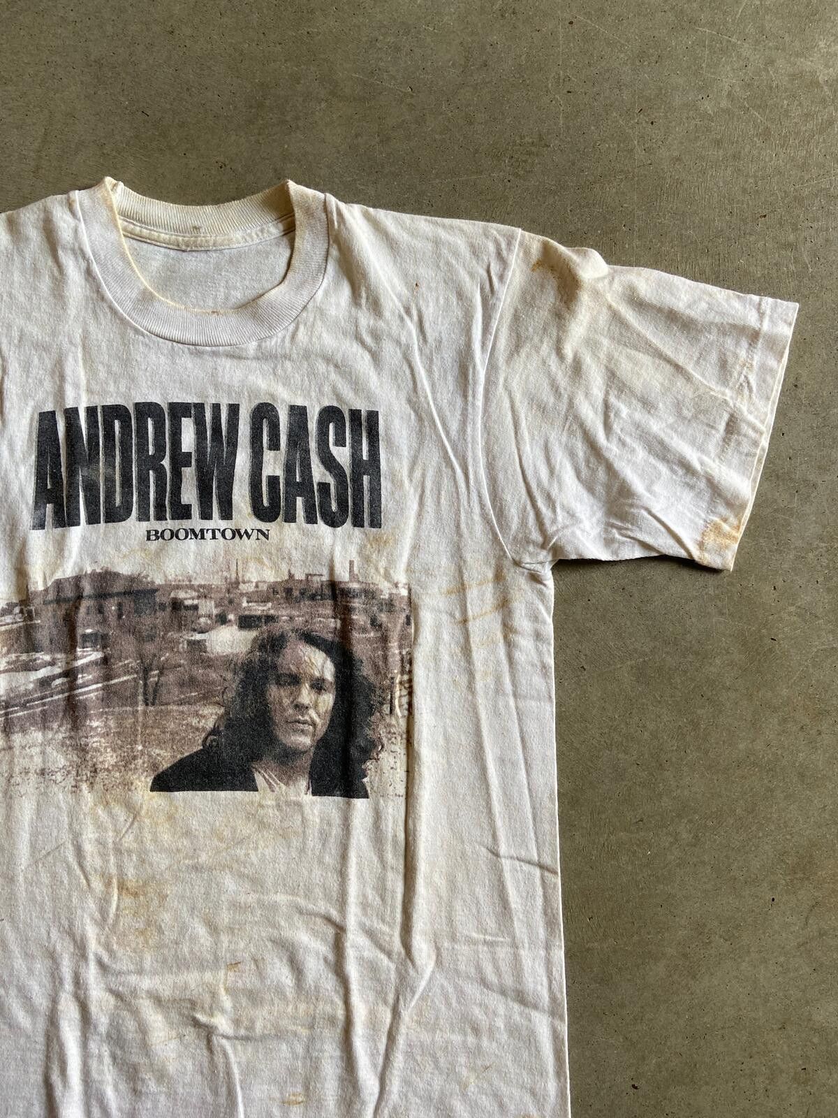 Other VTG Thrashed Andrew Crash Boomtown Concert Tee Sz Med Size US M / EU 48-50 / 2 - 2 Thumbnail