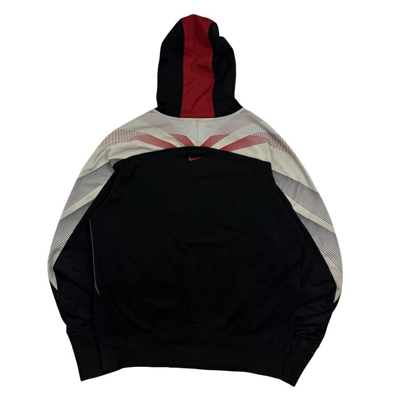 Nike Vintage 2000s Nike TN Laser Hoodie Black & Red - Small Size US S / EU 44-46 / 1 - 2 Thumbnail