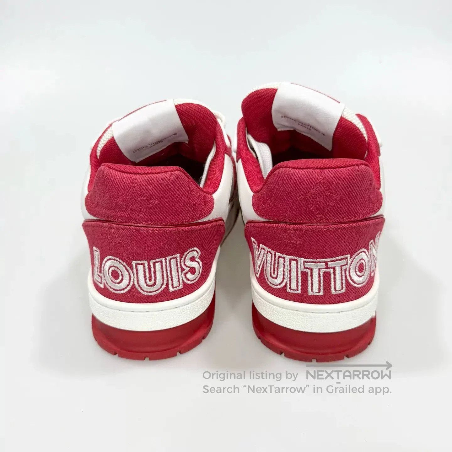 Louis Vuitton LV Trainer White Red Velcro. Size US 6 / IT 36 - 5 Thumbnail