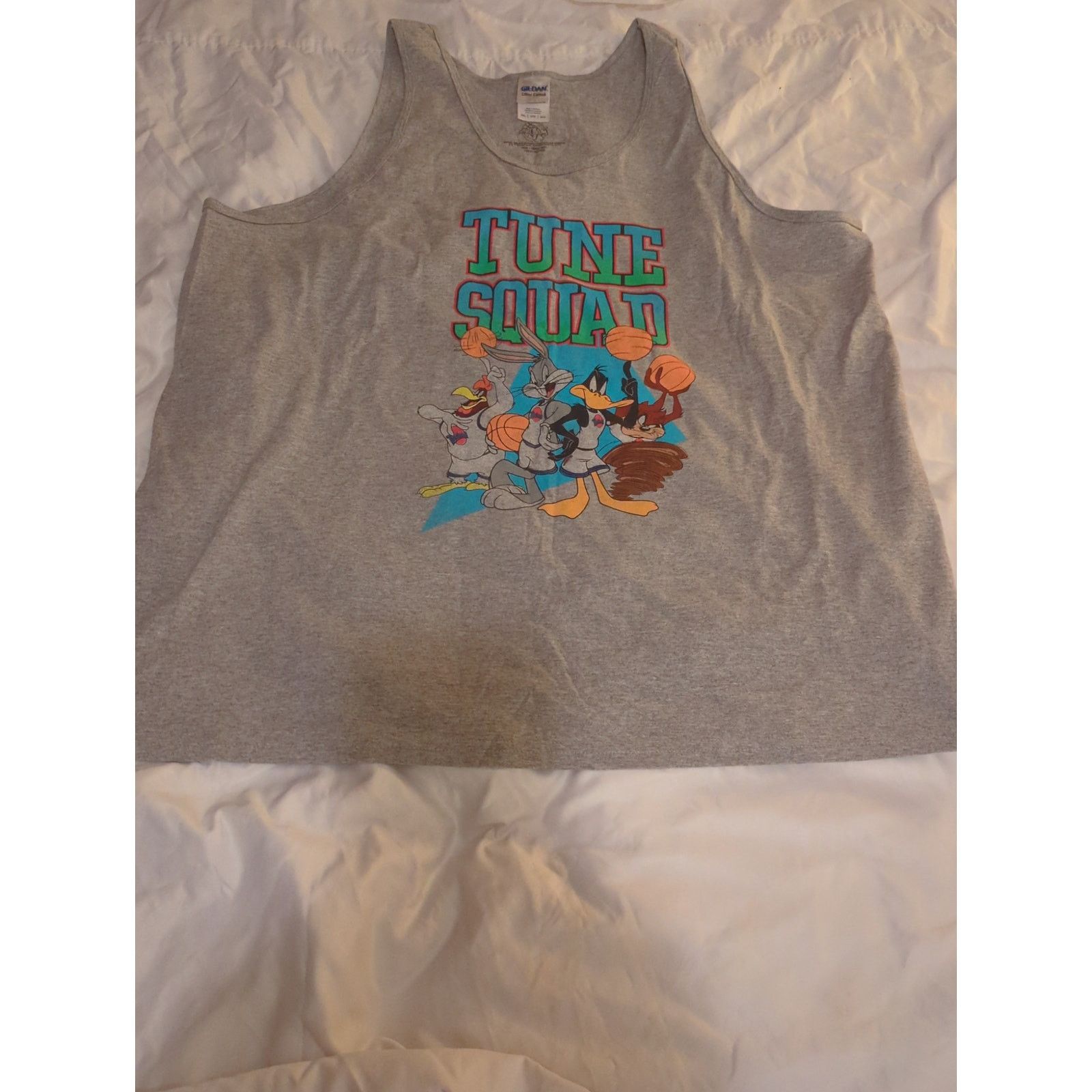 Gildan Space Jam Toon Squad Tank Top Bugs Bunny Jordan Gildan 2XL Size US XXL / EU 58 / 5 - 2 Thumbnail