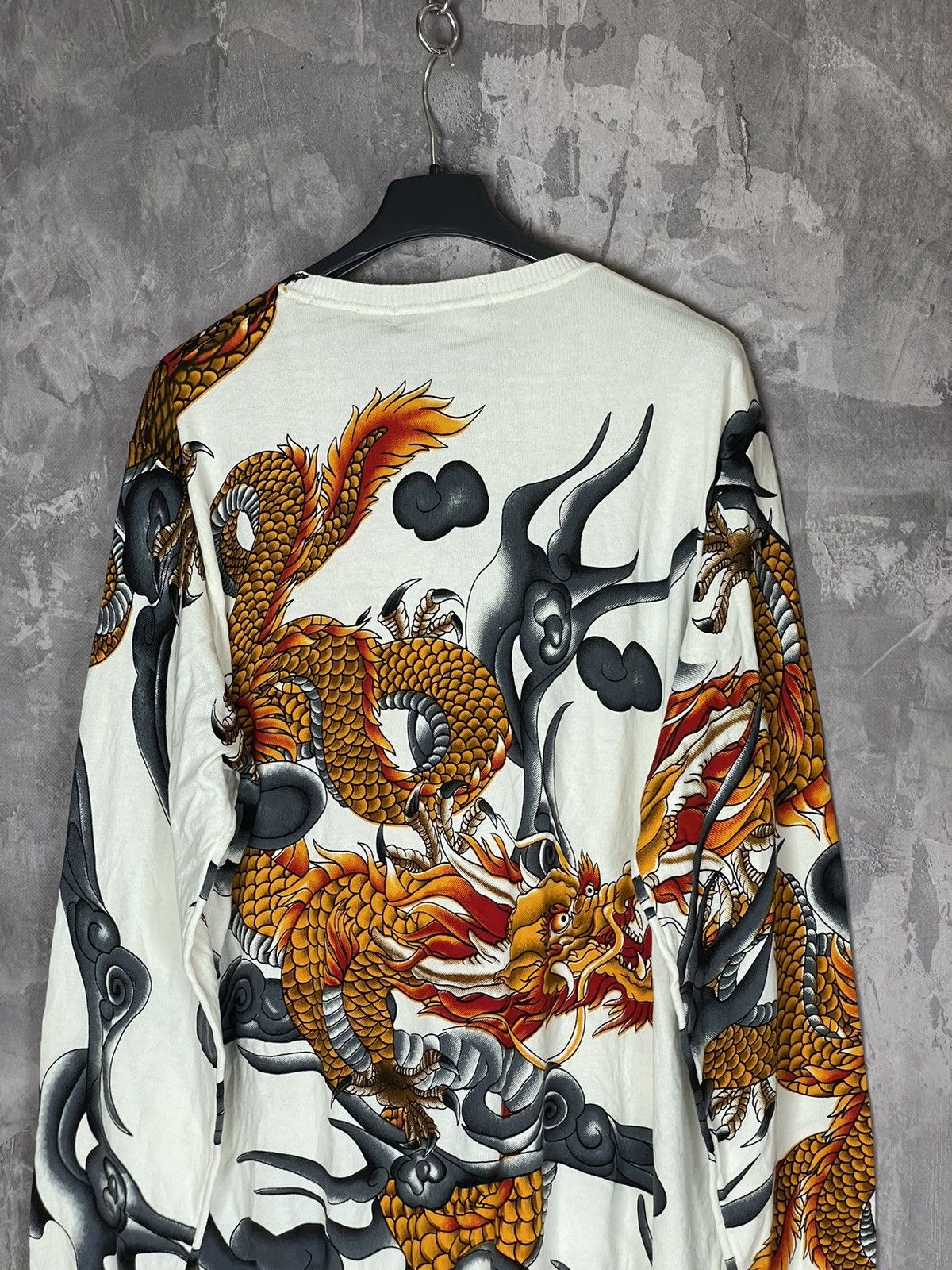 Japanese Brand × Vintage Vintage Tattoo Mesh Long Sleeve Sweater Gaultier Style Size M / US 6-8 / IT 42-44 - 10 Thumbnail