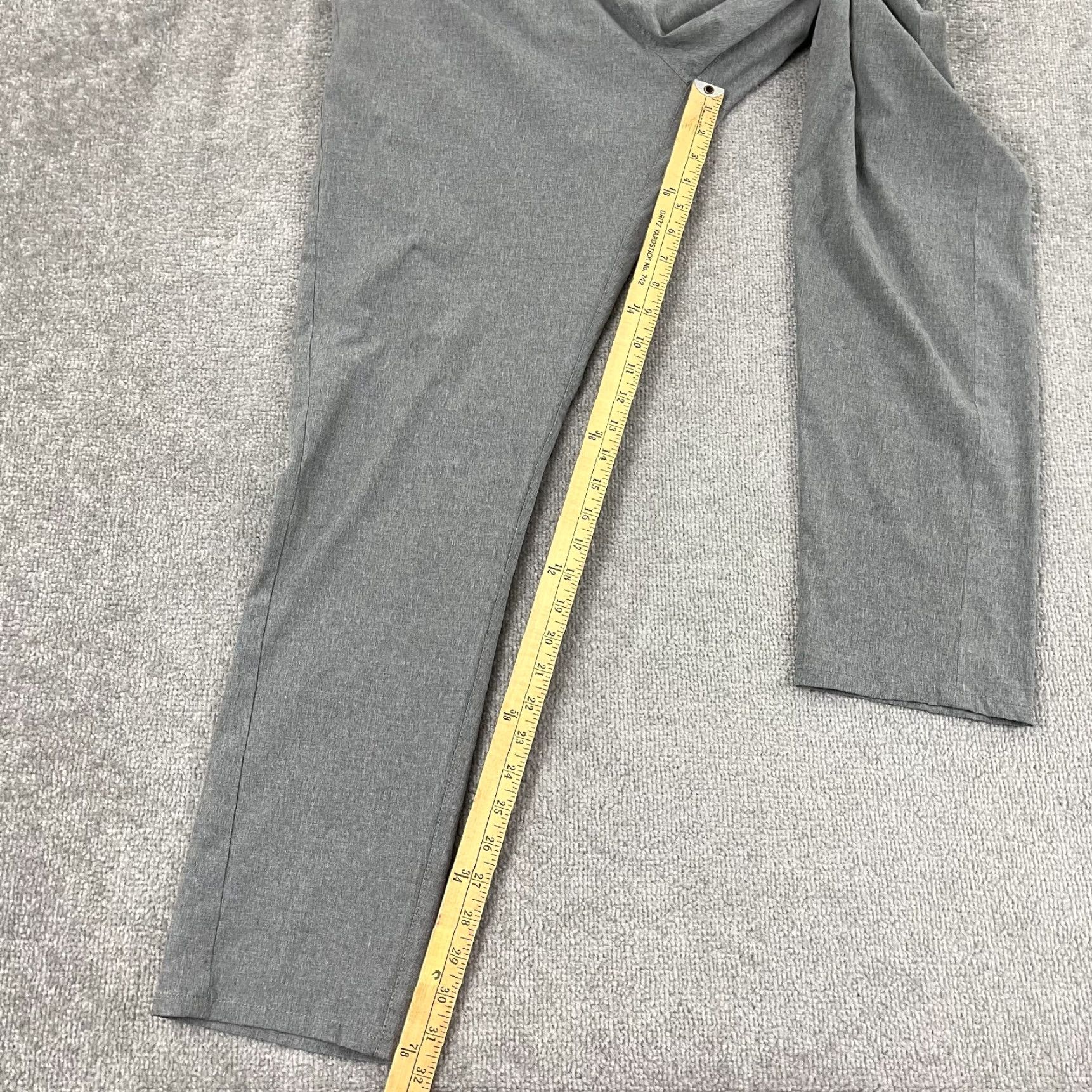 Vuori Vuori Mens Chino Pants 38x32 Gray Regular Straight Pockets 5-Pocket Denim V431 Vintage: No Size US 38 / EU 54 - 7 Thumbnail