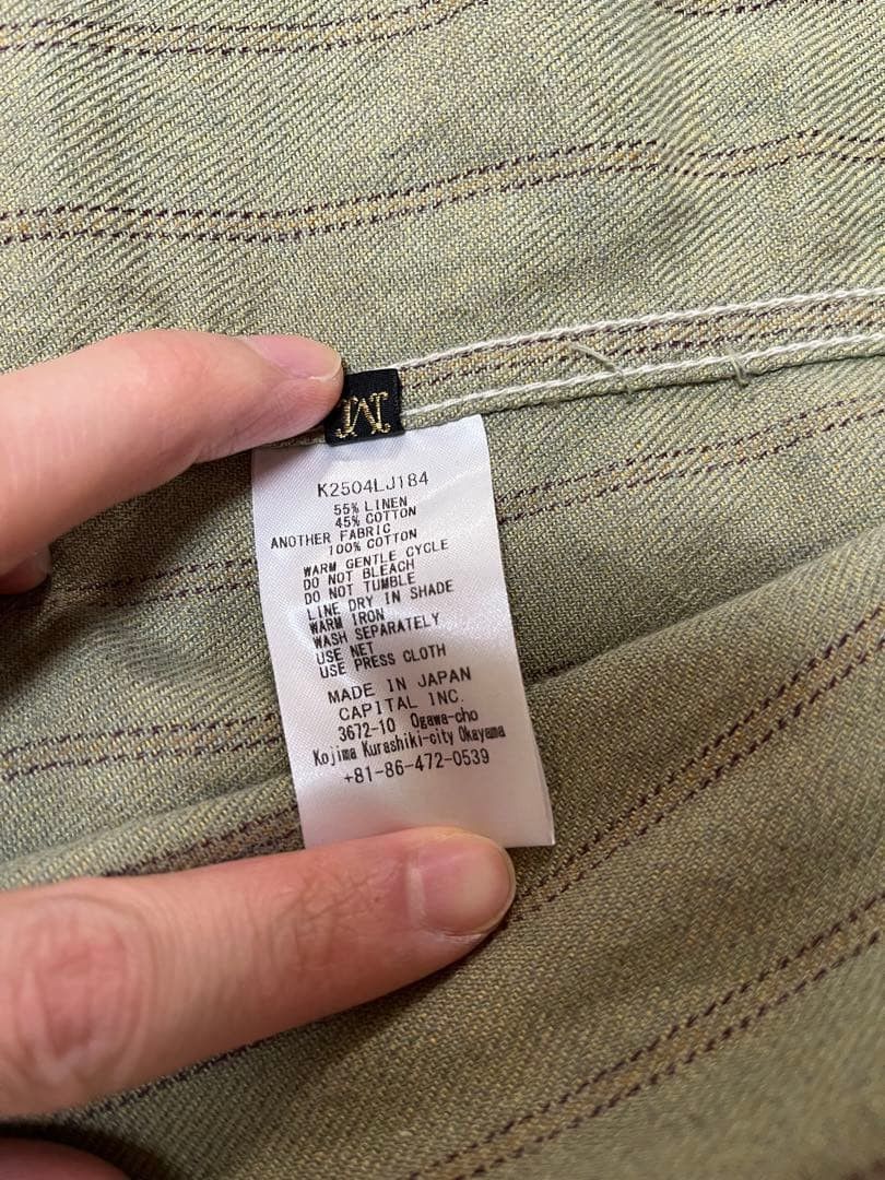 Kapital Kapital Gibson Stripe Cactus Overshirt Size US M / EU 48-50 / 2 - 11 Thumbnail