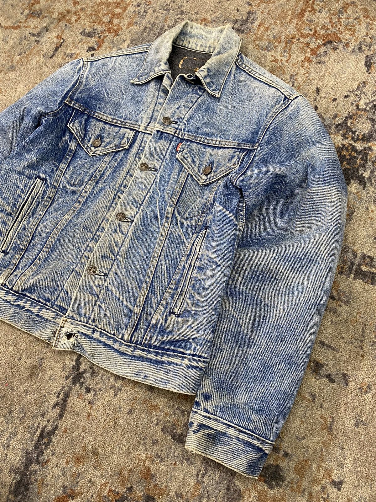 Levi's Vintage Clothing 70s 80s levis blanket jacket distressed M Size US M / EU 48-50 / 2 - 6 Thumbnail