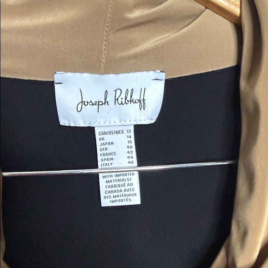 Joseph Ribkoff Joseph Ribkoff chic two tone cowl neck drawstring blouse 12 Size XL / US 12-14 / IT 48-50 - 5 Thumbnail