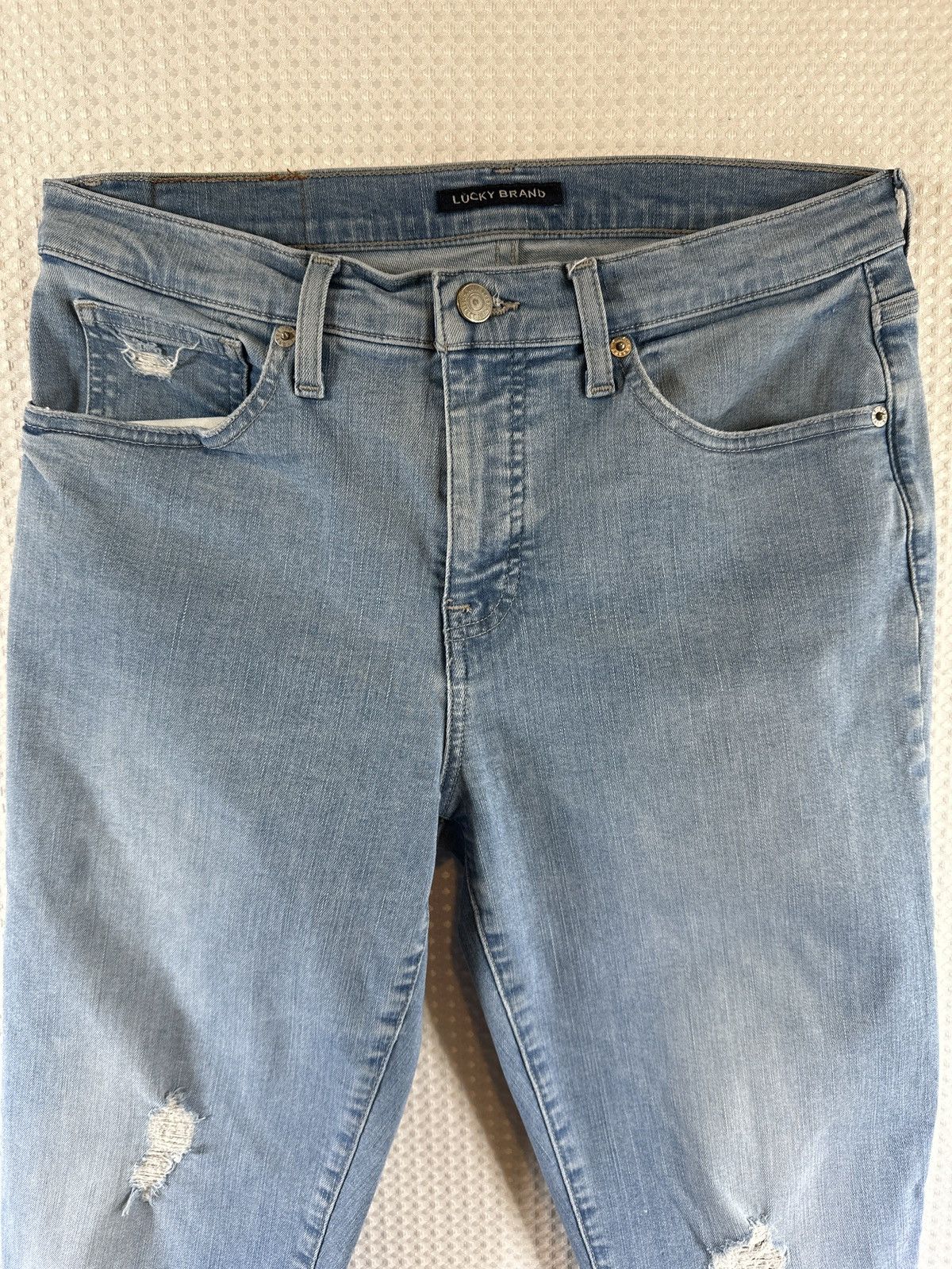 Lucky Brand Lucky Brand Mid Rise Ava Crop Skinny Jeans Size 32" / US 10 / IT 46 - 7 Thumbnail