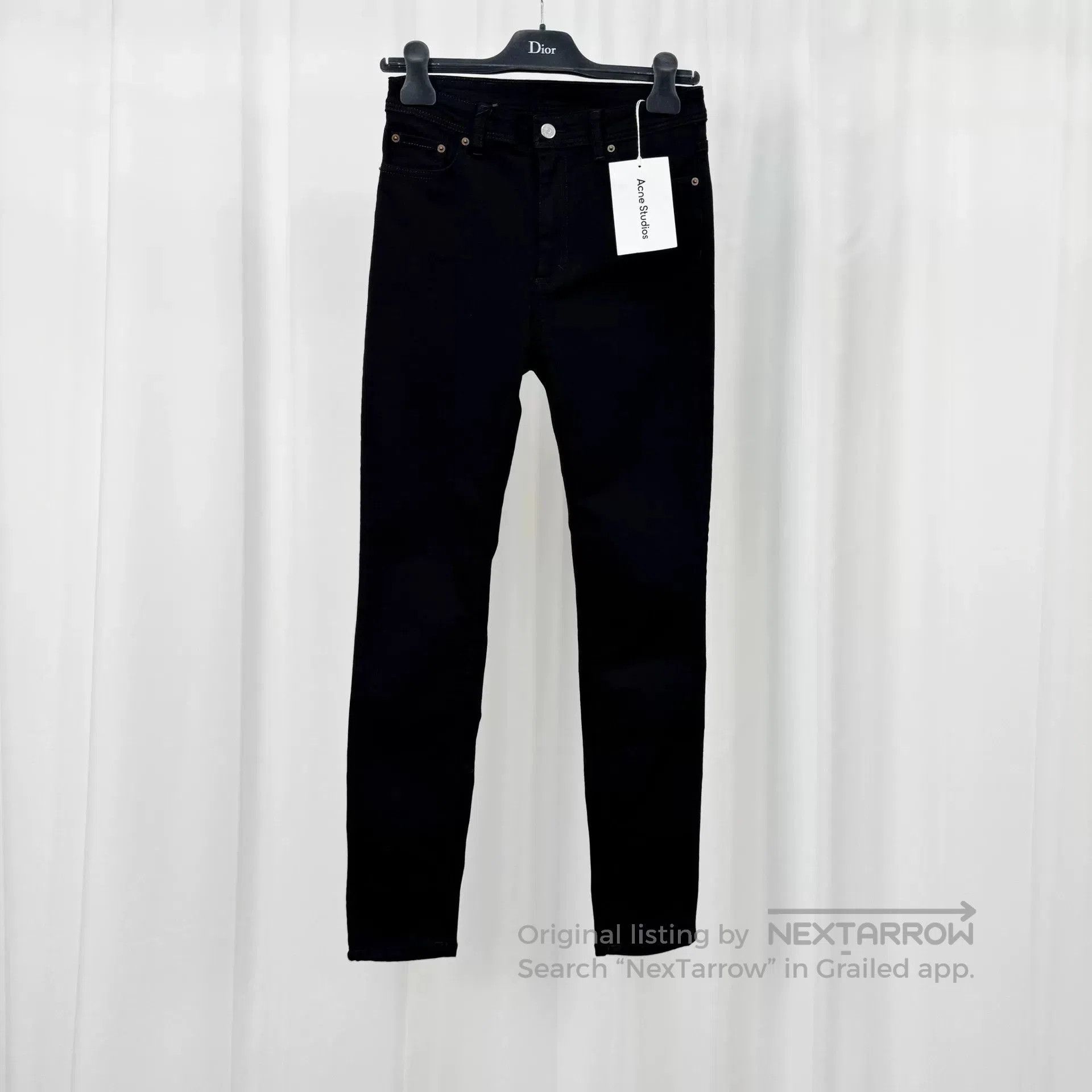 Acne Studios black jeans from Acne Studios in size W28. Size US 28 / EU 44 - 1 Thumbnail