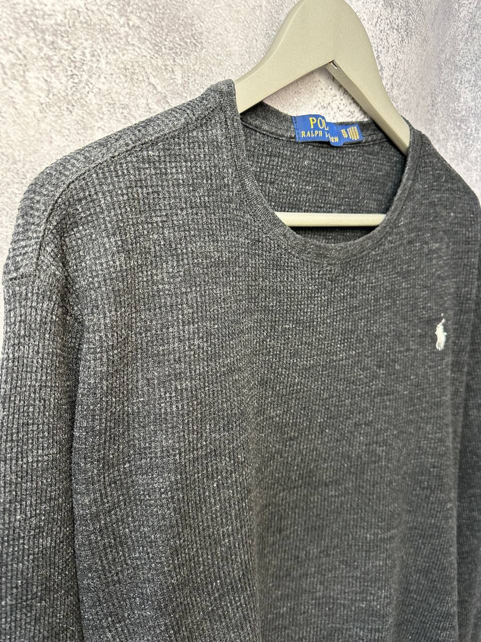 Polo Ralph Lauren × Ralph Lauren Polo Ralph Lauren Waffle Sweater Crew Neck Sweatshirt Size US XL / EU 56 / 4 - 4 Thumbnail