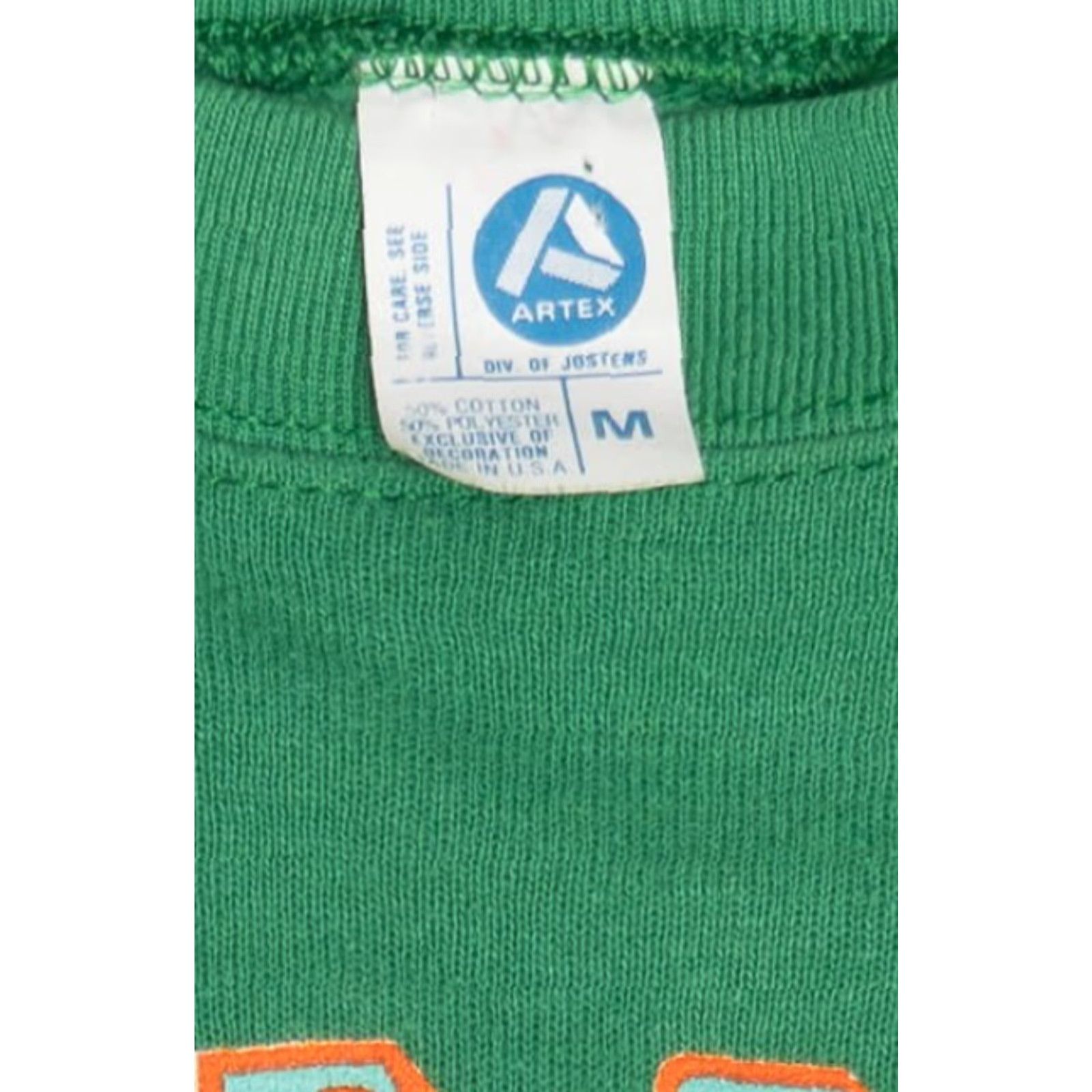 Vintage Vintage Artex Shamrockin Kansas City St. Patrick's Day Q104 Sweatshirt 1980s Green Medium Mens Size US M / EU 48-50 / 2 - 3 Thumbnail