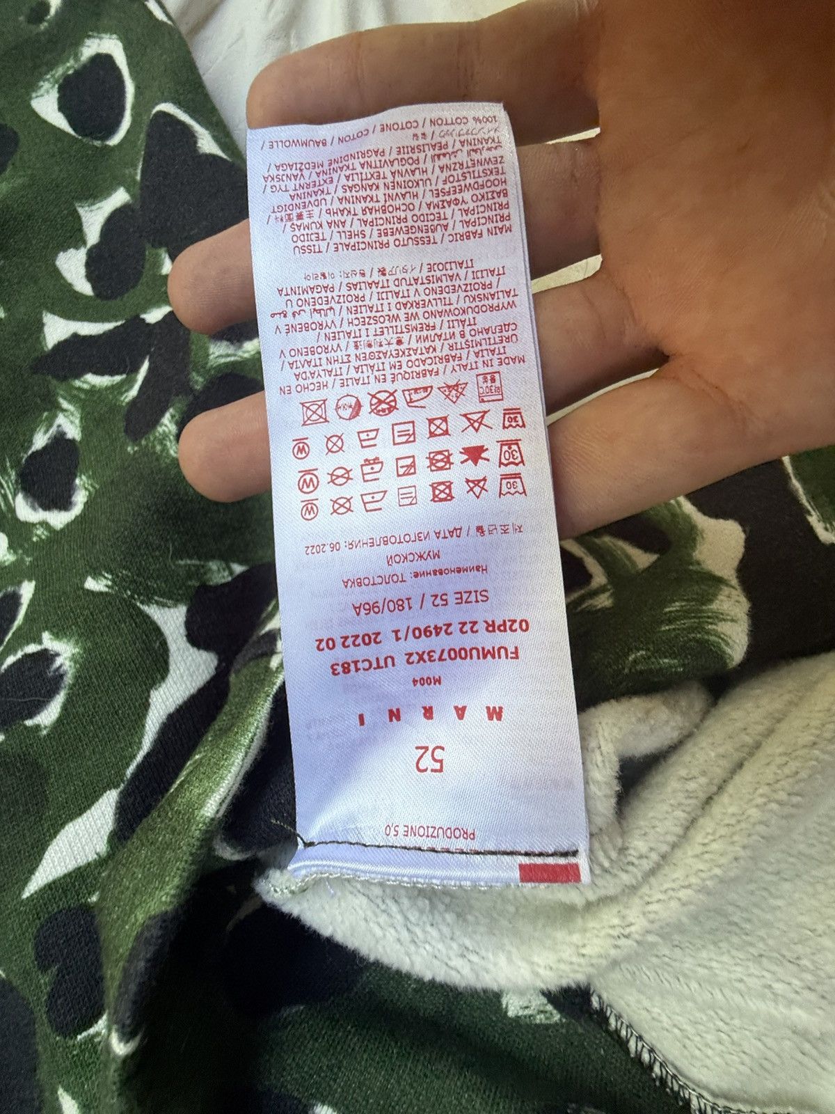 Marni Amiri painted dots hoodie Size US L / EU 52-54 / 3 - 4 Thumbnail