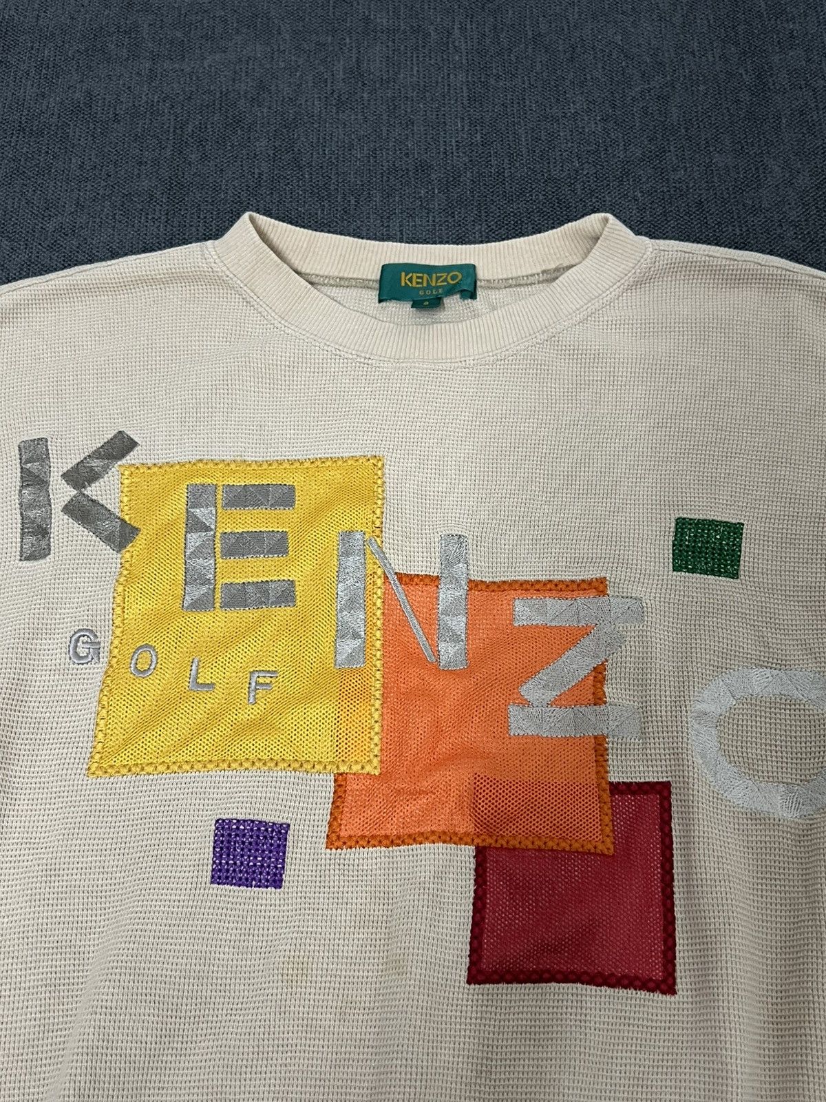 Kenzo Kenzo Golf embroidery vintage sweatshirt 1990s Size US M / EU 48-50 / 2 - 7 Thumbnail
