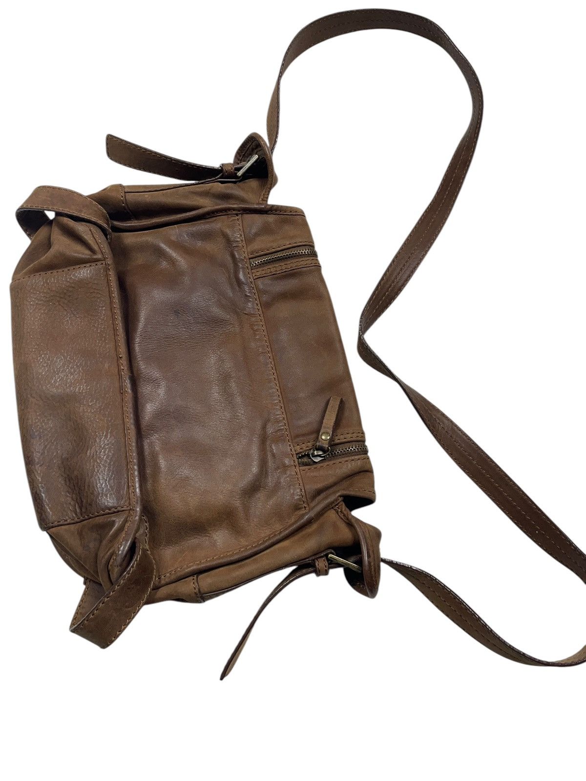 Ecco × Leather × Vintage Vintage Ecco Leather Messenger Bag Size ONE SIZE - 6 Thumbnail