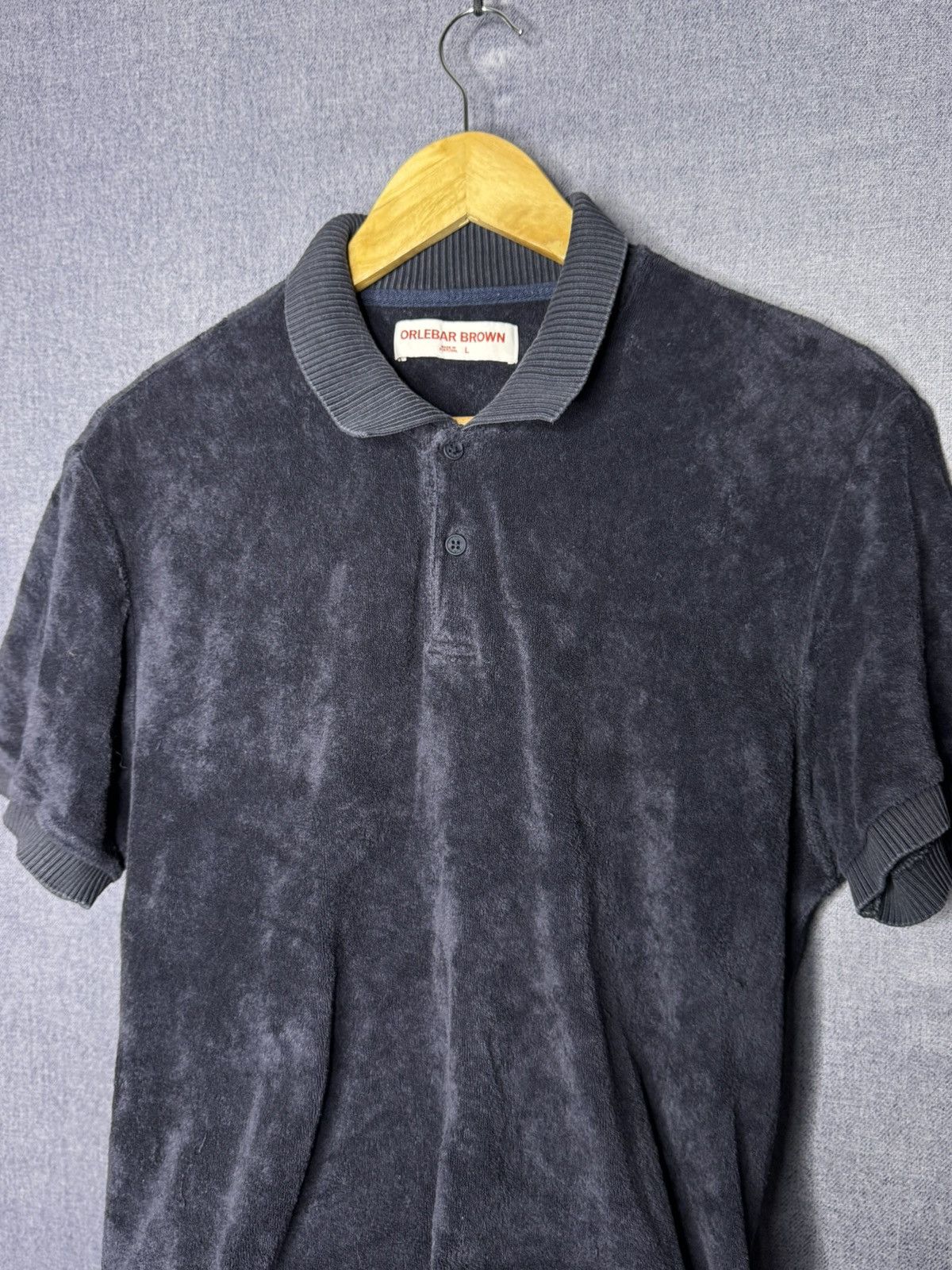 Orlebar Brown ORLEBAR BROWN Jarrett Terry Towelling Polo Shirt Size US L / EU 52-54 / 3 - 5 Thumbnail