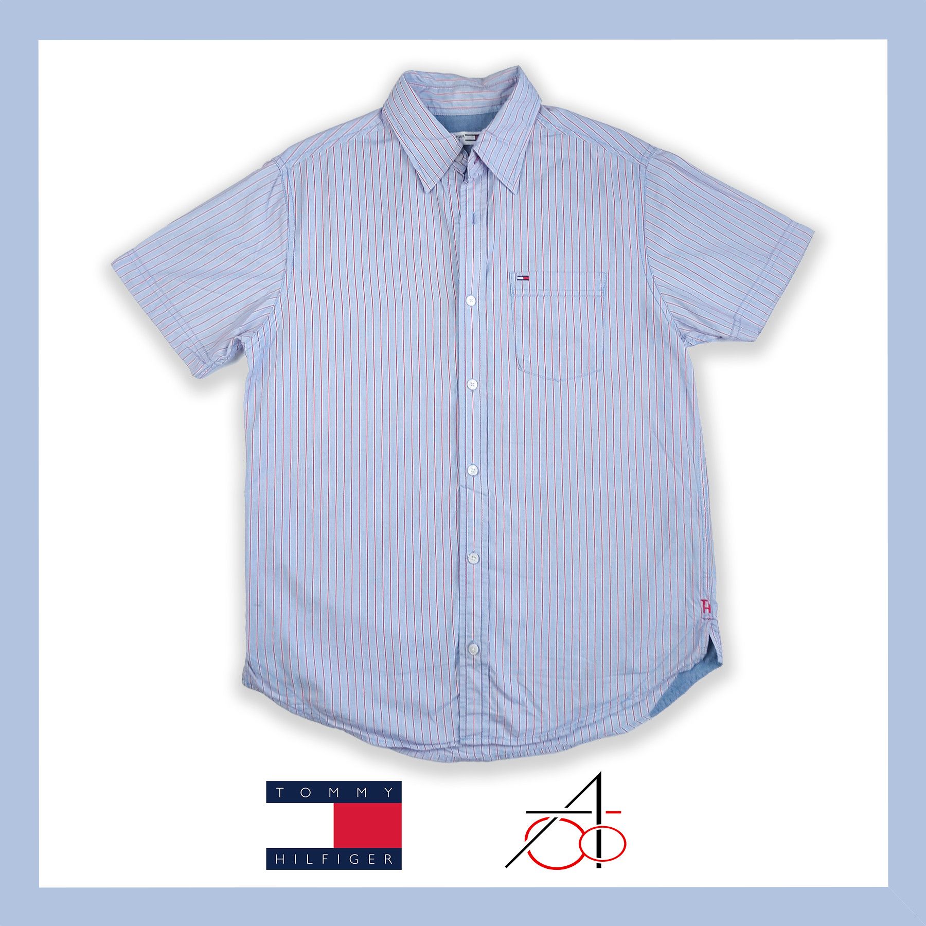 Tommy Hilfiger Tommy Hilfiger Old Money Type Short Sleeve Shirt Size US S / EU 44-46 / 1 - 1 Thumbnail
