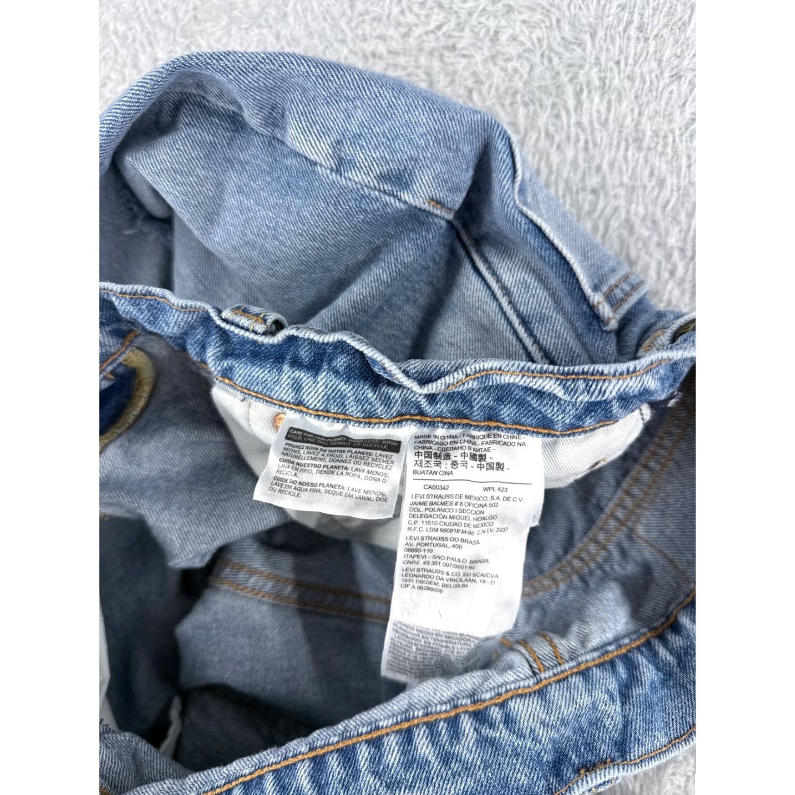Levi's Levi's Jeans Men Slim Distressed Blue Cotton 28x29 Denim 5-Pocket Zipper Pocket Jeans Size US 30 / EU 46 - 7 Thumbnail
