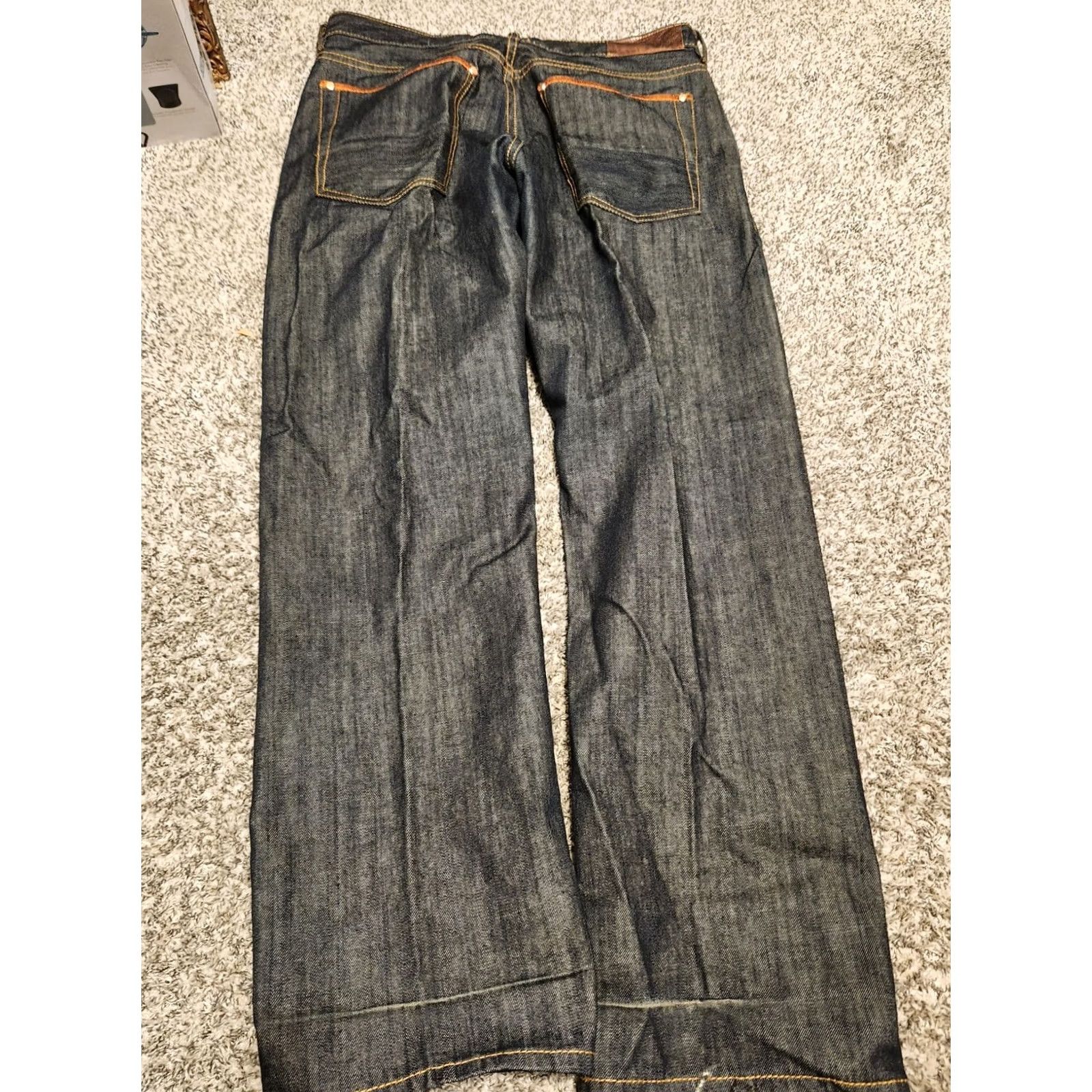 Sean John VINTAGE Sean John Jeans Mens 34x33 Black Baggy Wide-Leg Hip Hop Grunge Y2K 90s Cyber Size US 34 / EU 50 - 2 Thumbnail
