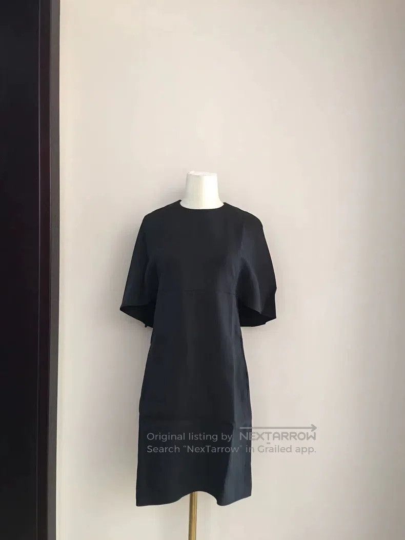 Valentino Valentino Black silk wool blend dres Size L / US 10 / IT 46 - 1 Thumbnail