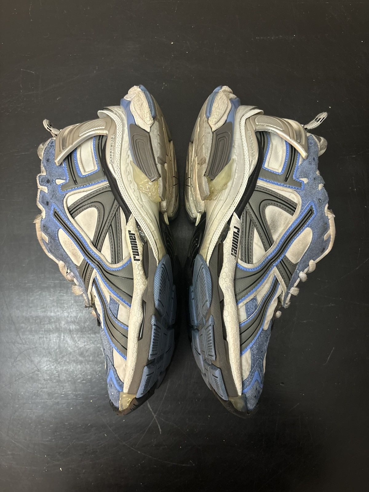 Balenciaga Balenciaga Runner Blue White Grey Size US 8 / EU 41 - 4 Thumbnail