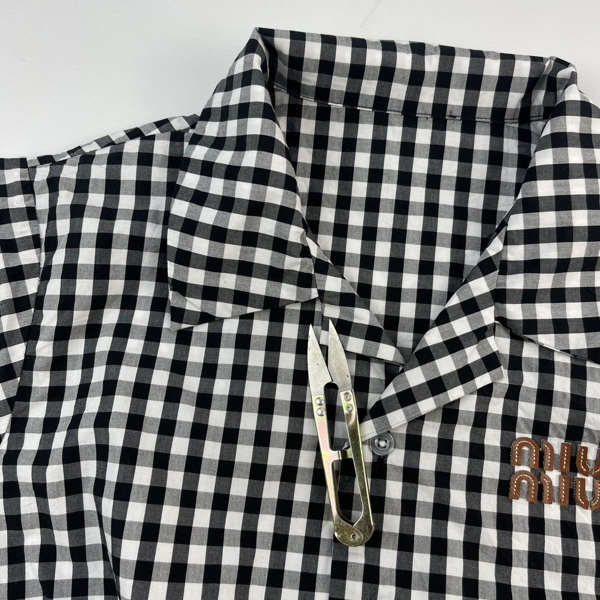 Miu Miu MIU MIU Short Sleeve Shirt Size S / US 4 / IT 40 - 8 Thumbnail