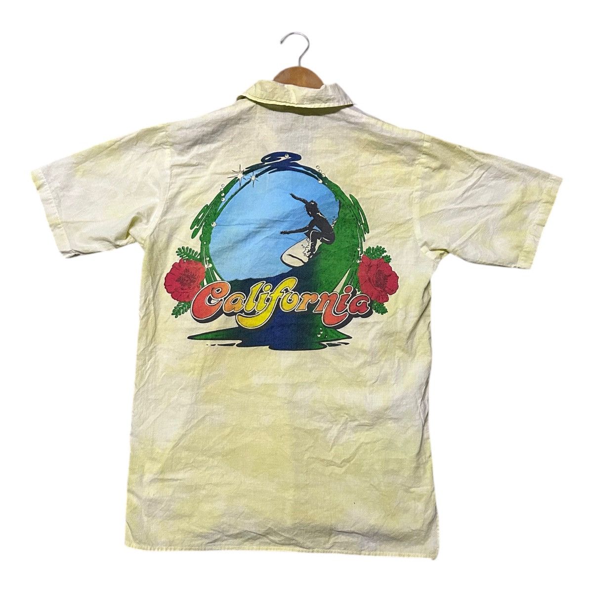 Sun Surf Vintage 80s Surf California tye dye backhit shirt Size US M / EU 48-50 / 2 - 2 Thumbnail