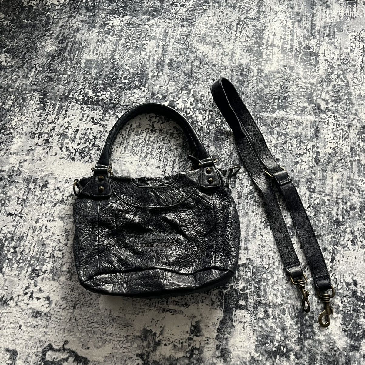 LIEBESKIND BERLIN Dark Navy Leather Shoulder Bag Liebeskind Berlin Crossbody Size ONE SIZE - 8 Thumbnail