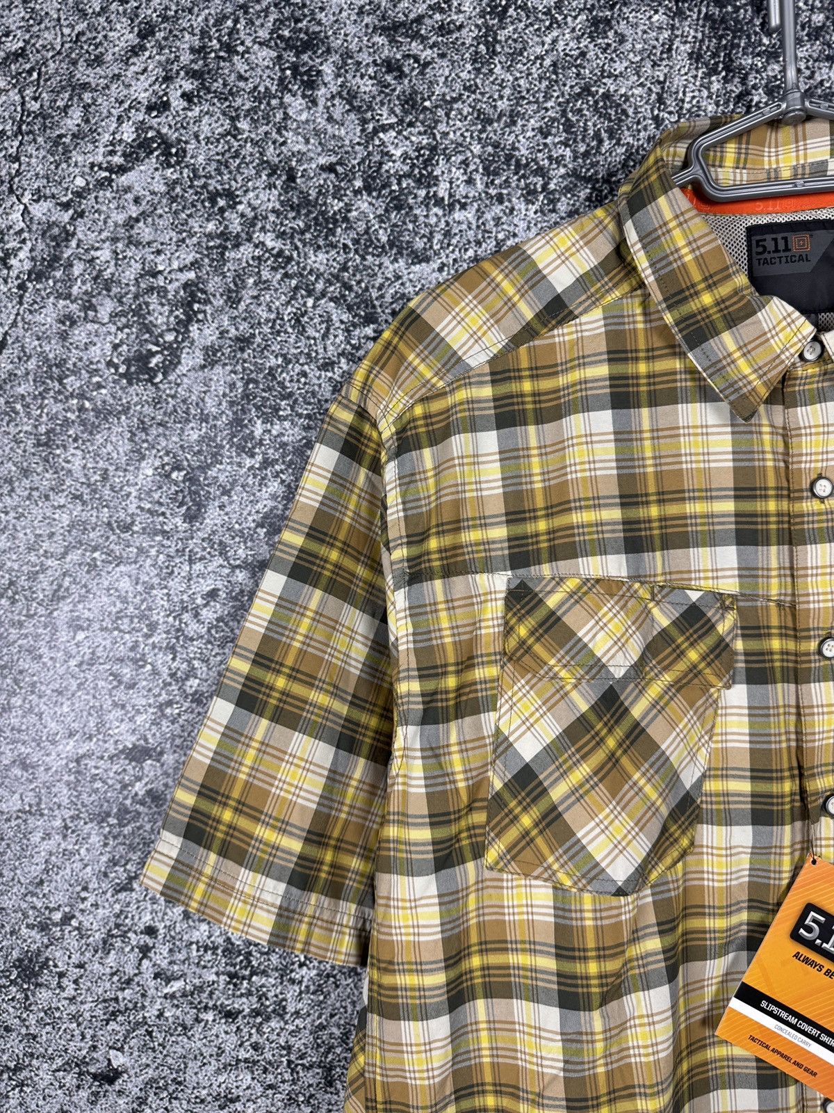 5.11 5.11 Tactical Slipstream Covert Short Sleeve Shirt Army XL Size US XL / EU 56 / 4 - 5 Thumbnail